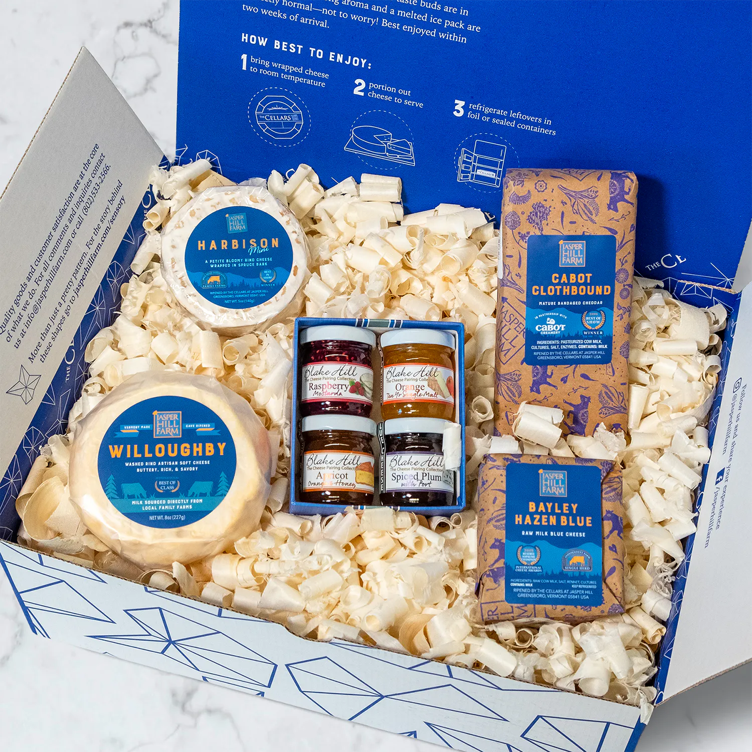 The "Pairing Perfection" Gift Box by Jasper Hill Farm