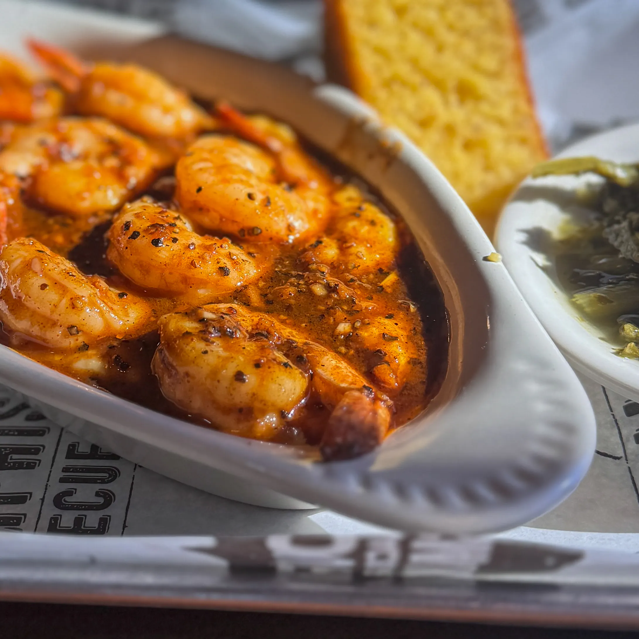 Delta BBQ Shrimp + Stone-Ground Grits by Melissa Cookston's