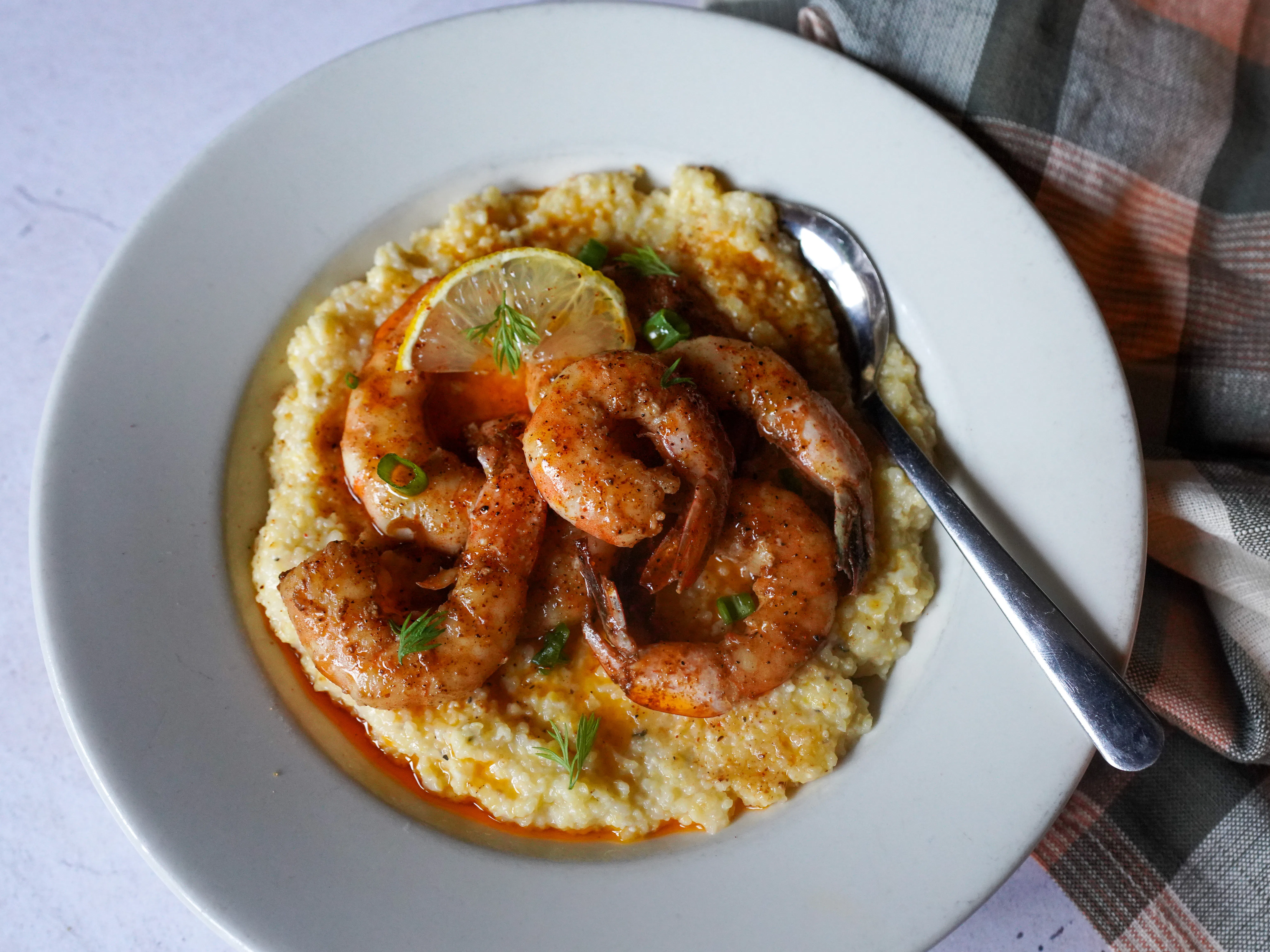 Delta BBQ Shrimp + Stone-Ground Grits by Melissa Cookston's