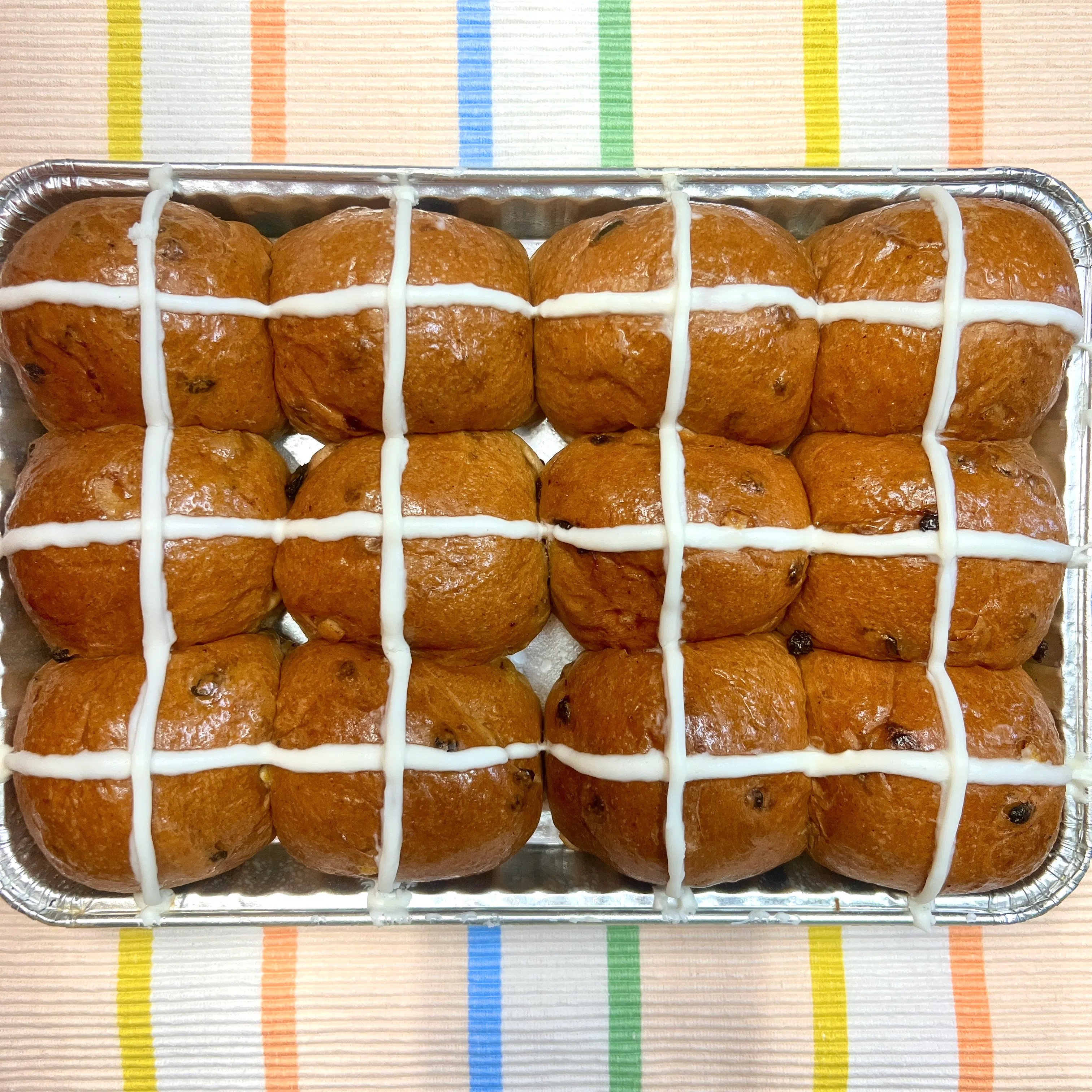 Hot Cross Buns - 12 Pack by Collegetown Bagels - Alternate image 2