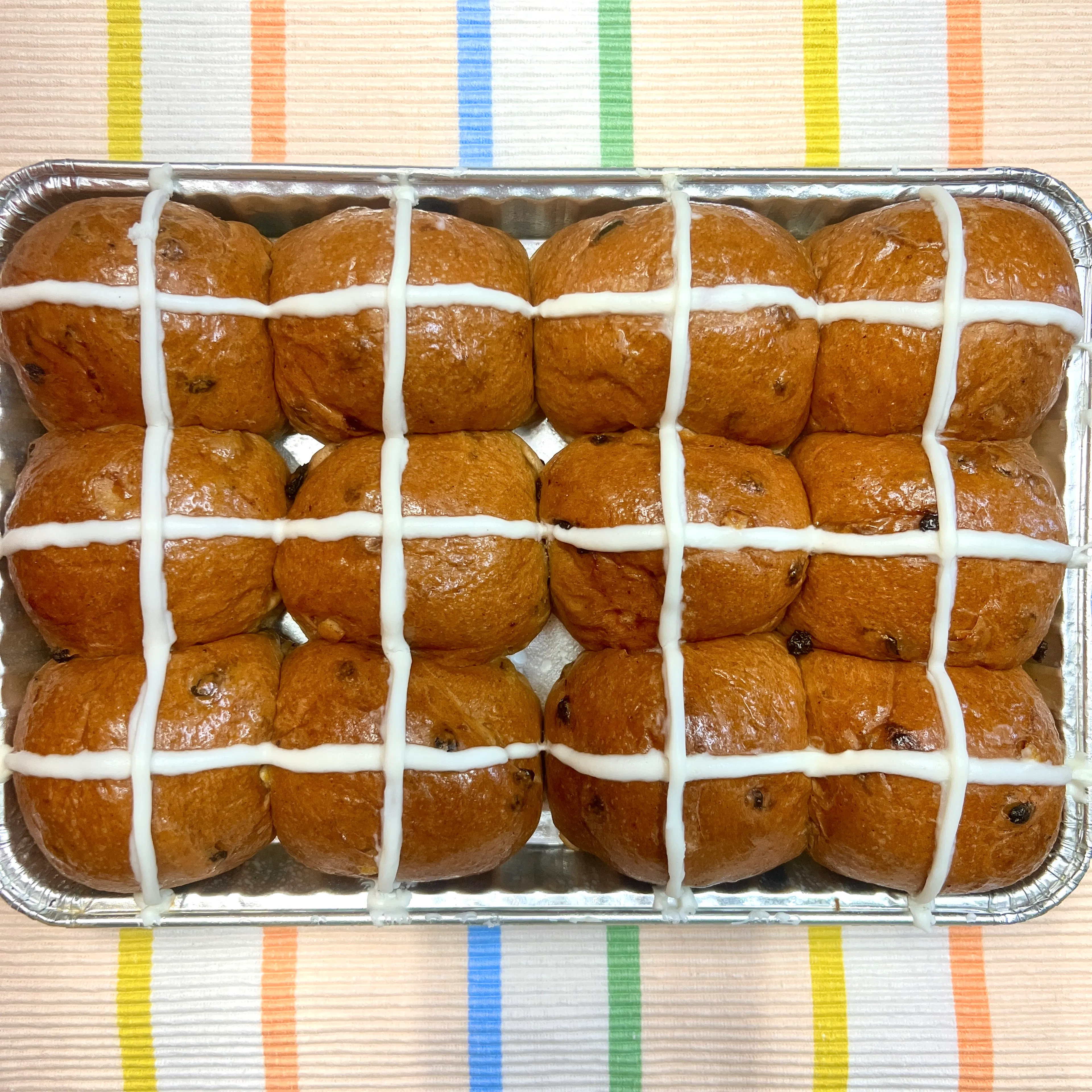 Hot Cross Buns - 12 Pack by Collegetown Bagels - Alternate image 2