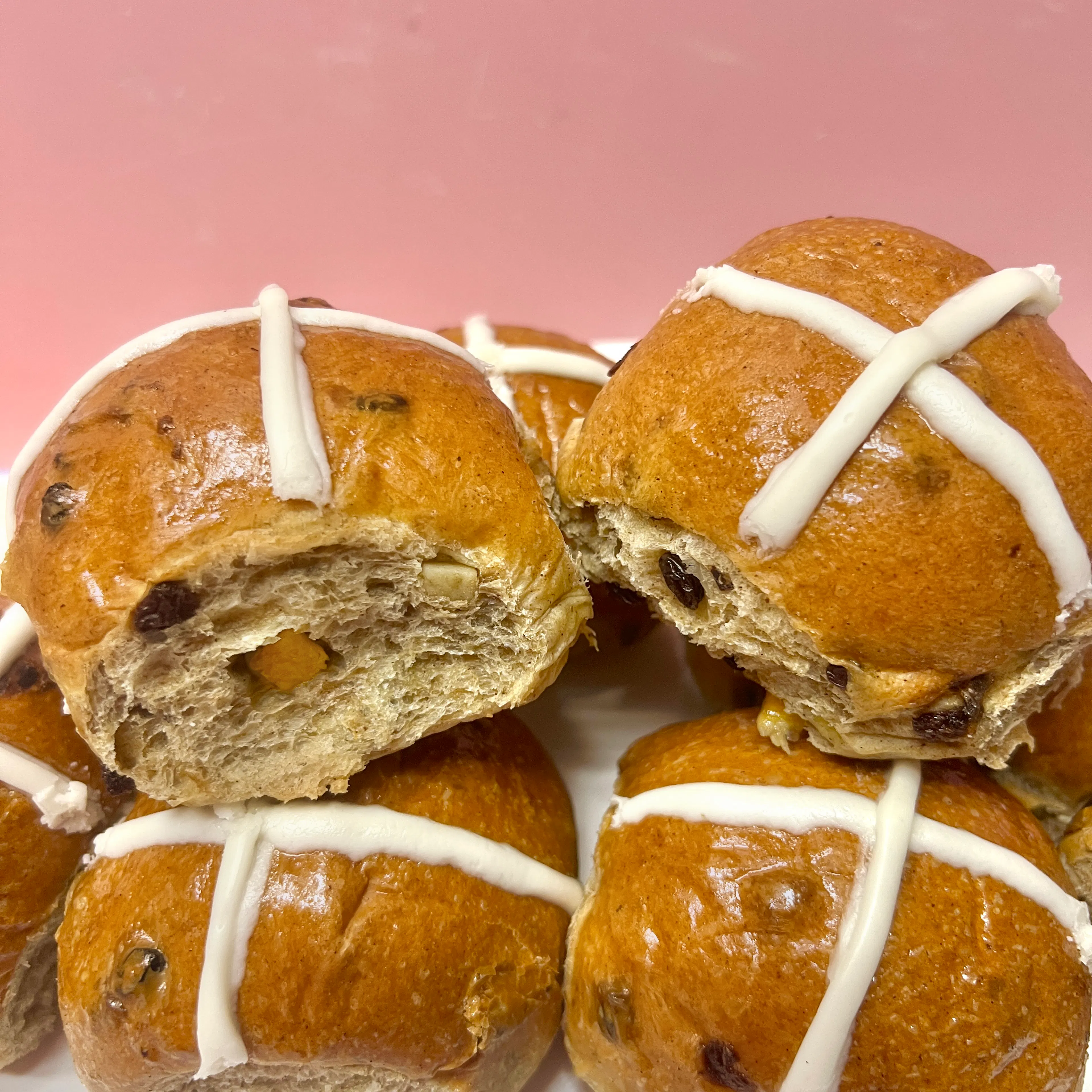 Hot Cross Buns - 12 Pack by Collegetown Bagels