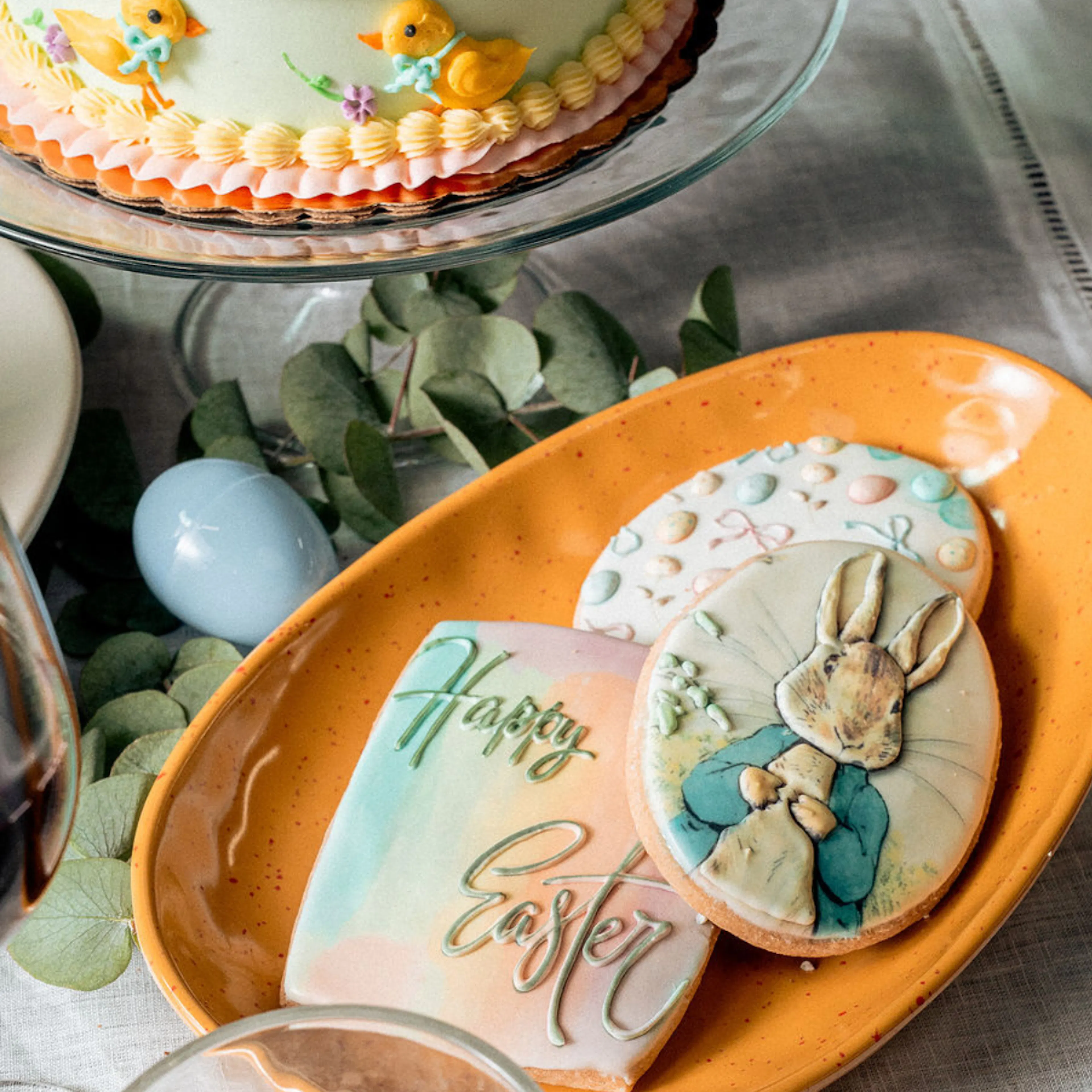 Easter Hand Decorated Shortbread Cookies - 5 Pack by The Goddess and Grocer - Alternate image 2