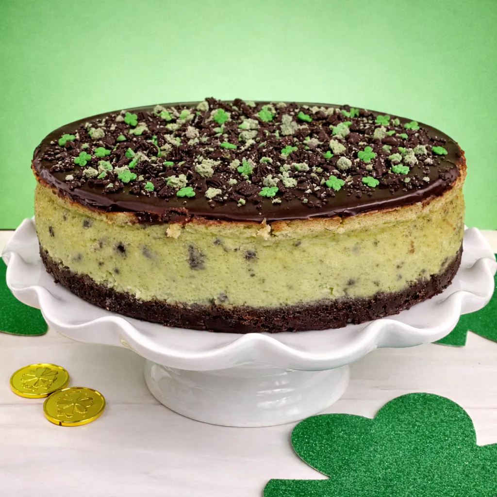 St. Patrick's Day "Minty Mistress" Mint Oreo Cheesecake by East Side Cheesecakes - Alternate image 1