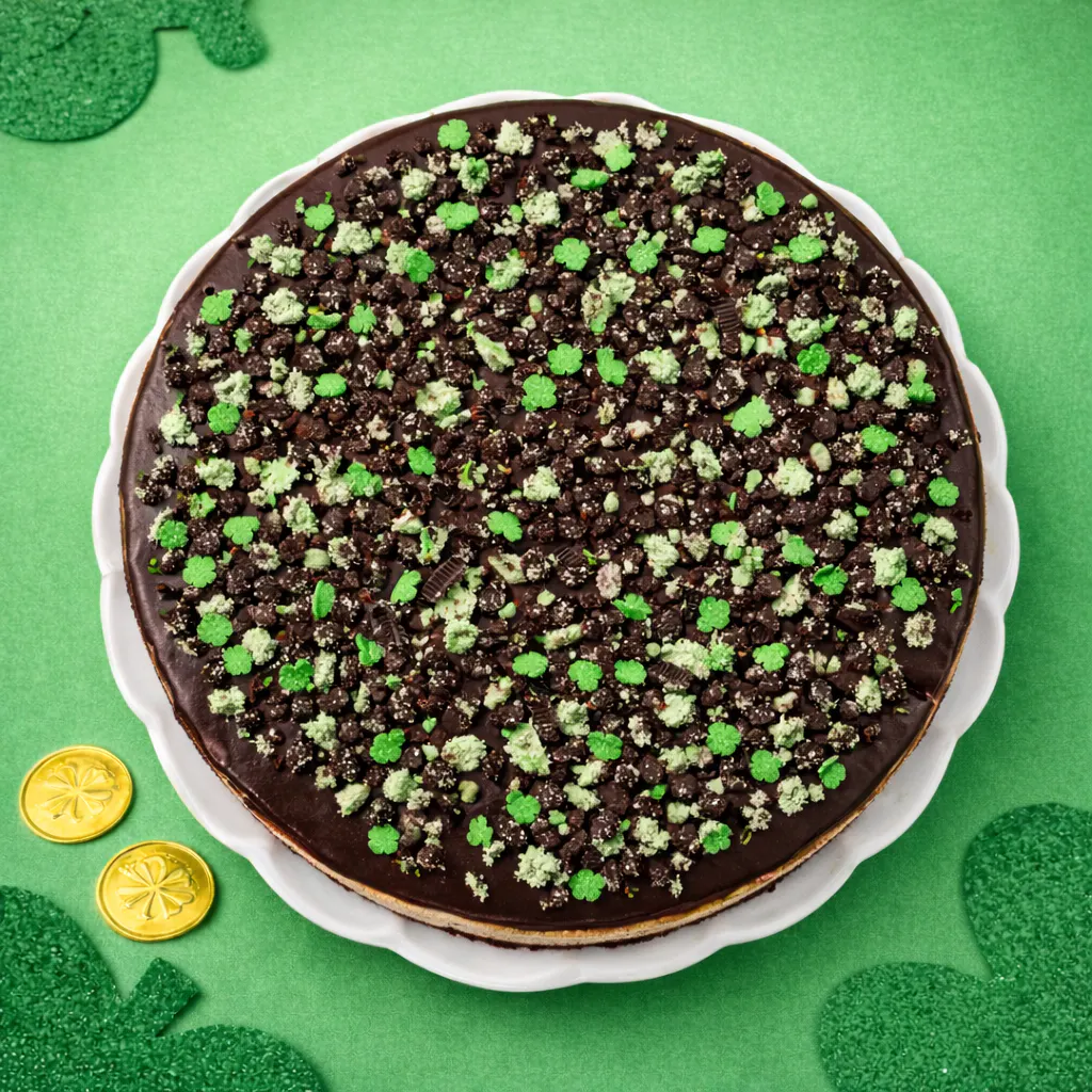 St. Patrick's Day "Minty Mistress" Mint Oreo Cheesecake by East Side Cheesecakes - Alternate image 2
