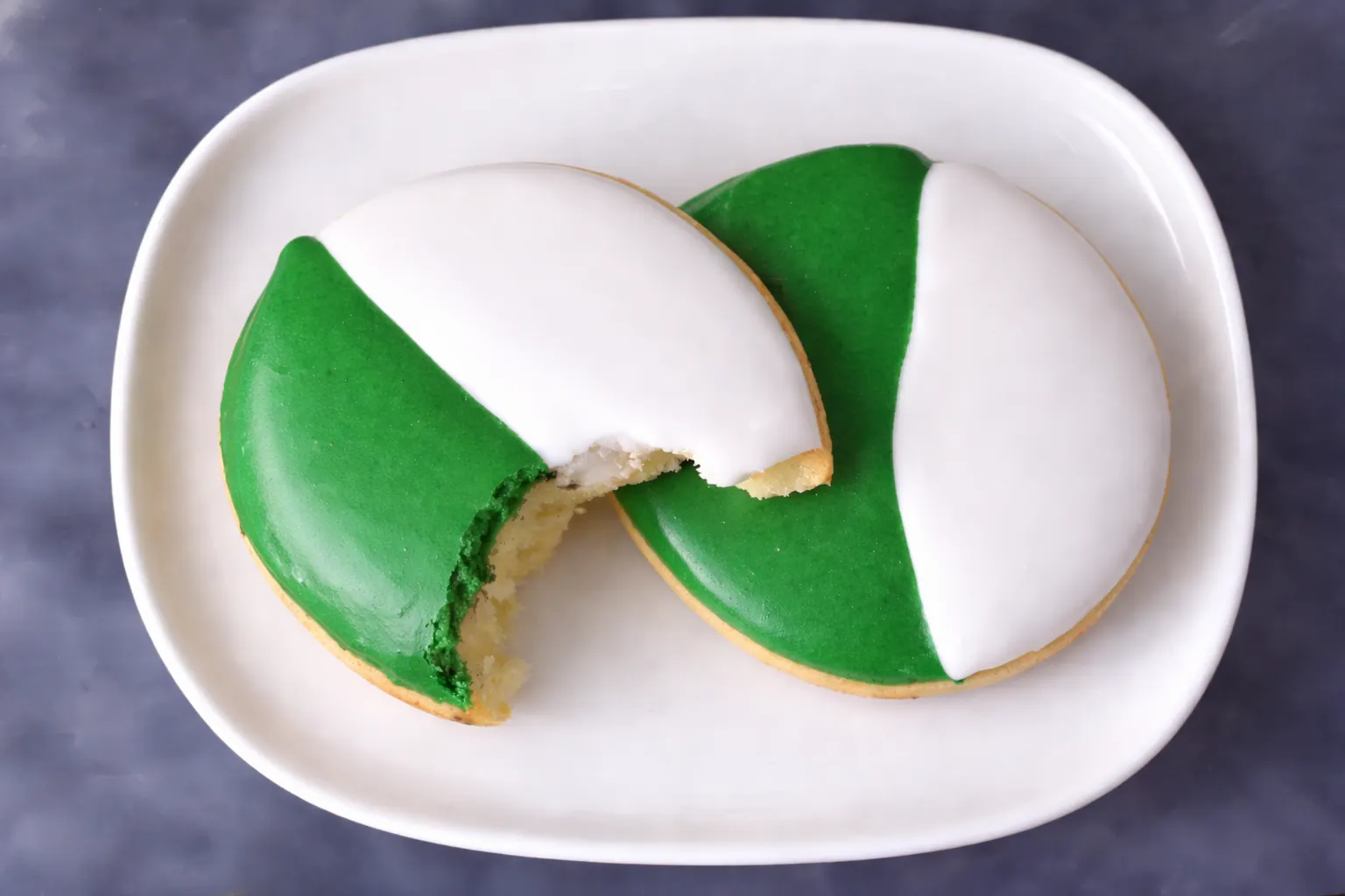 Mini Green & White Cookies - 8 Pack by Bagel Boss