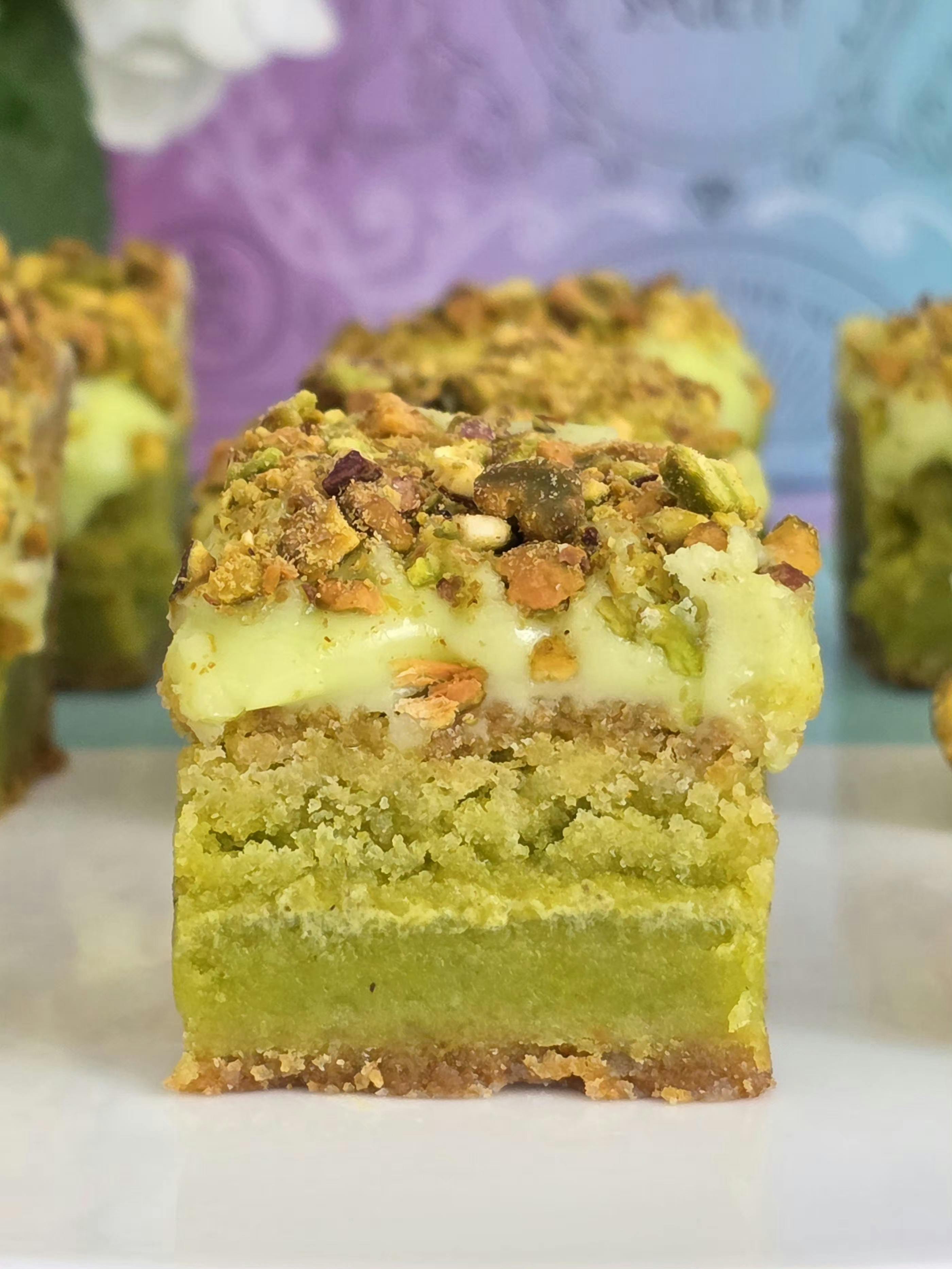 Pistachio Bakewell Shortbread Tray by Shortbread Society - Alternate image 2