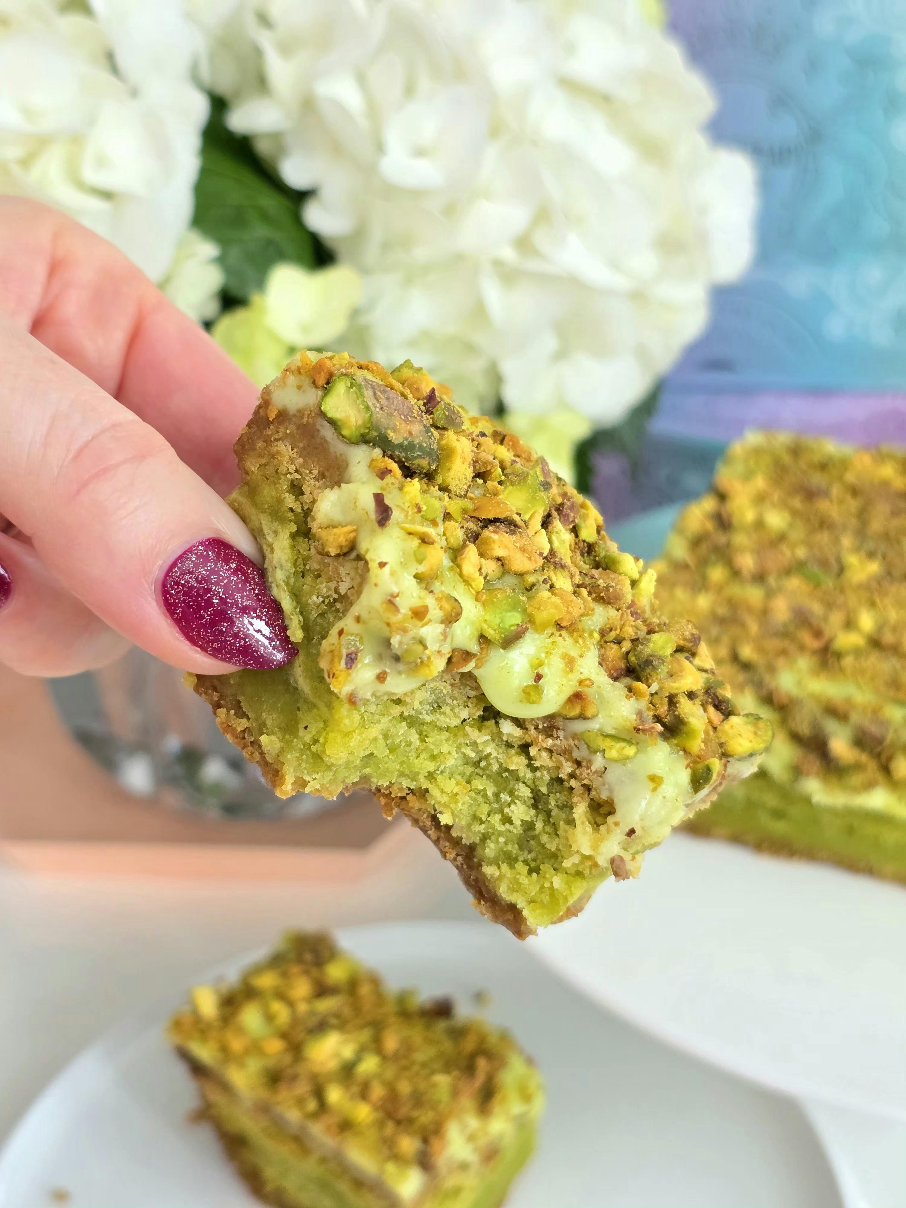 Pistachio Bakewell Shortbread Tray by Shortbread Society - Alternate image 5