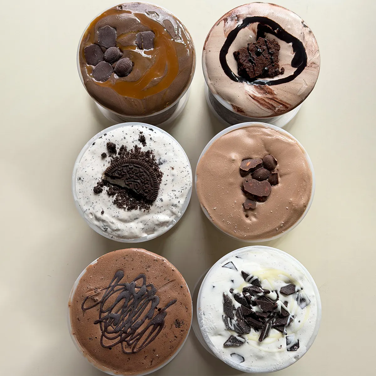 "The Too Chocolatey?" Ice Cream Collection - 6 Pack by Caffè Panna Ice Cream - Alternate image 1