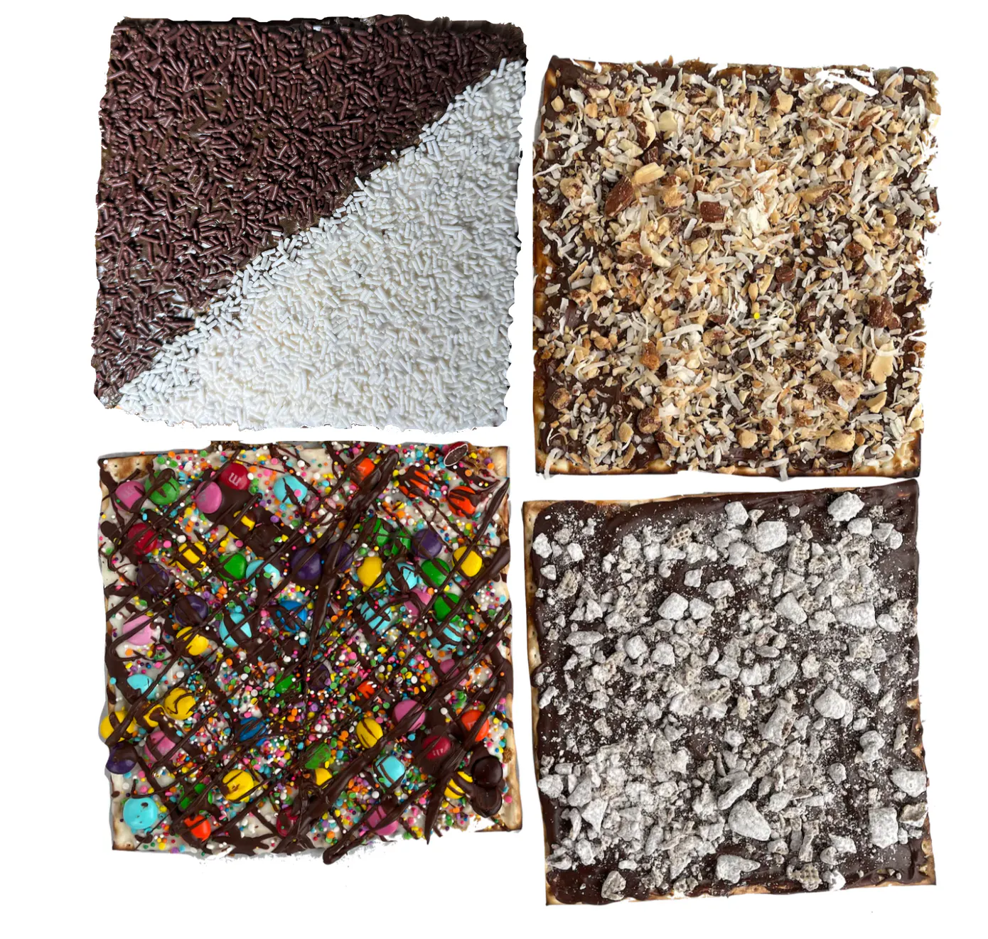 "Big Flat Crack(er)" GIANT Passover Chocolate Covered Matzah by Big Fat Cookie - Alternate image 1