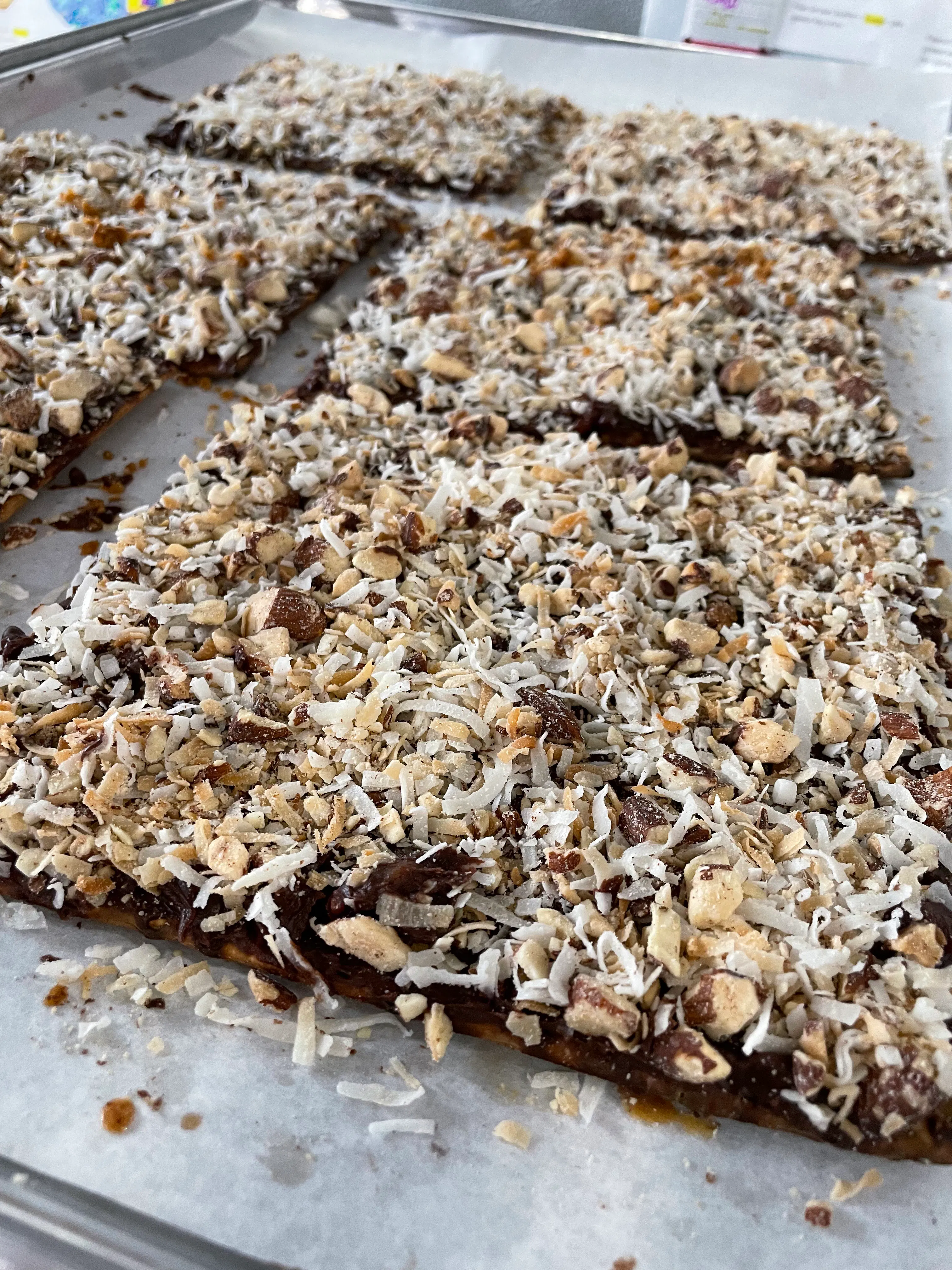 "Big Flat Crack(er)" GIANT Passover Chocolate Covered Matzah by Big Fat Cookie - Alternate image 4