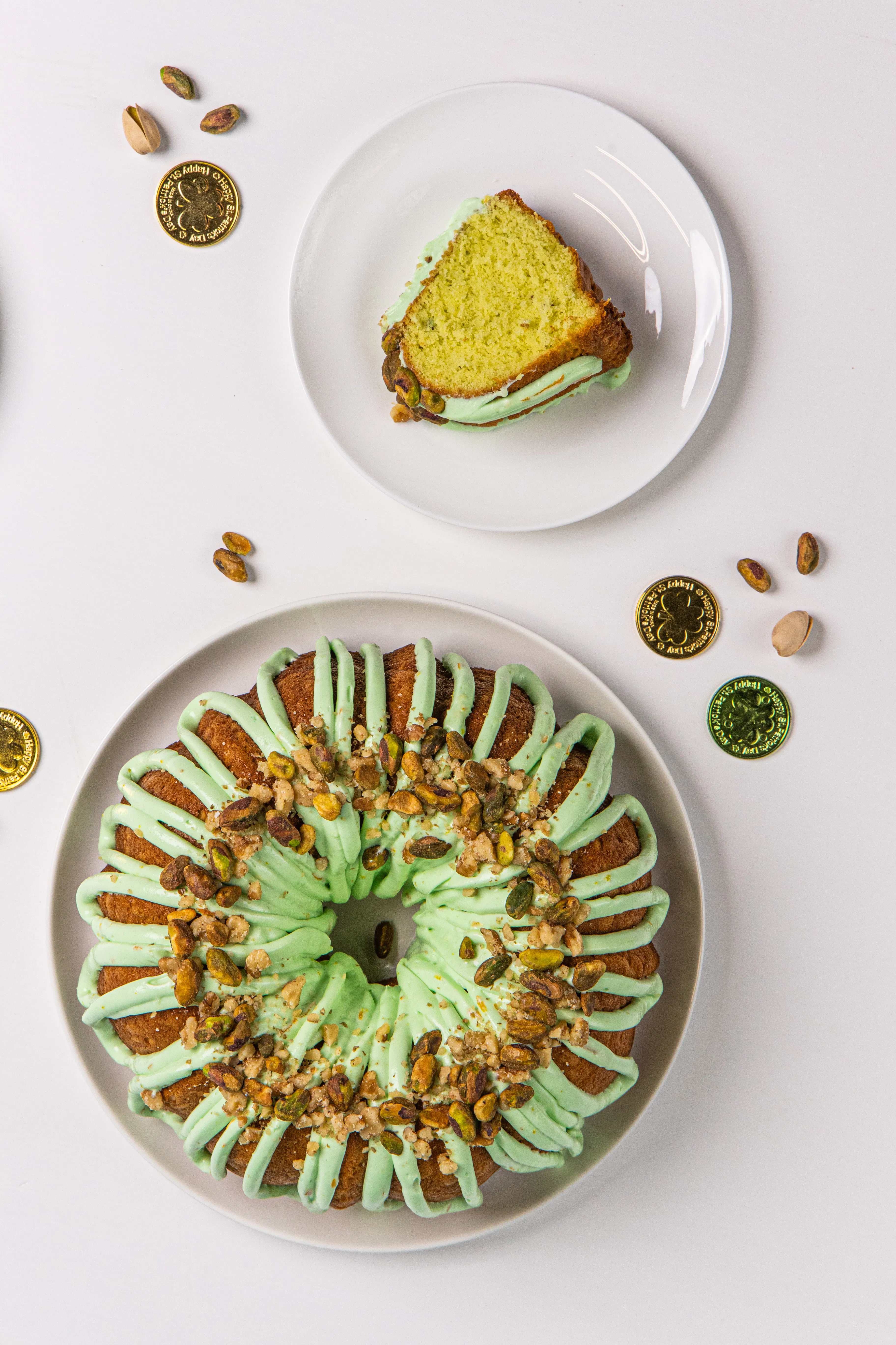Pistachio Bundt Cake by Mo's Bundt Cakes