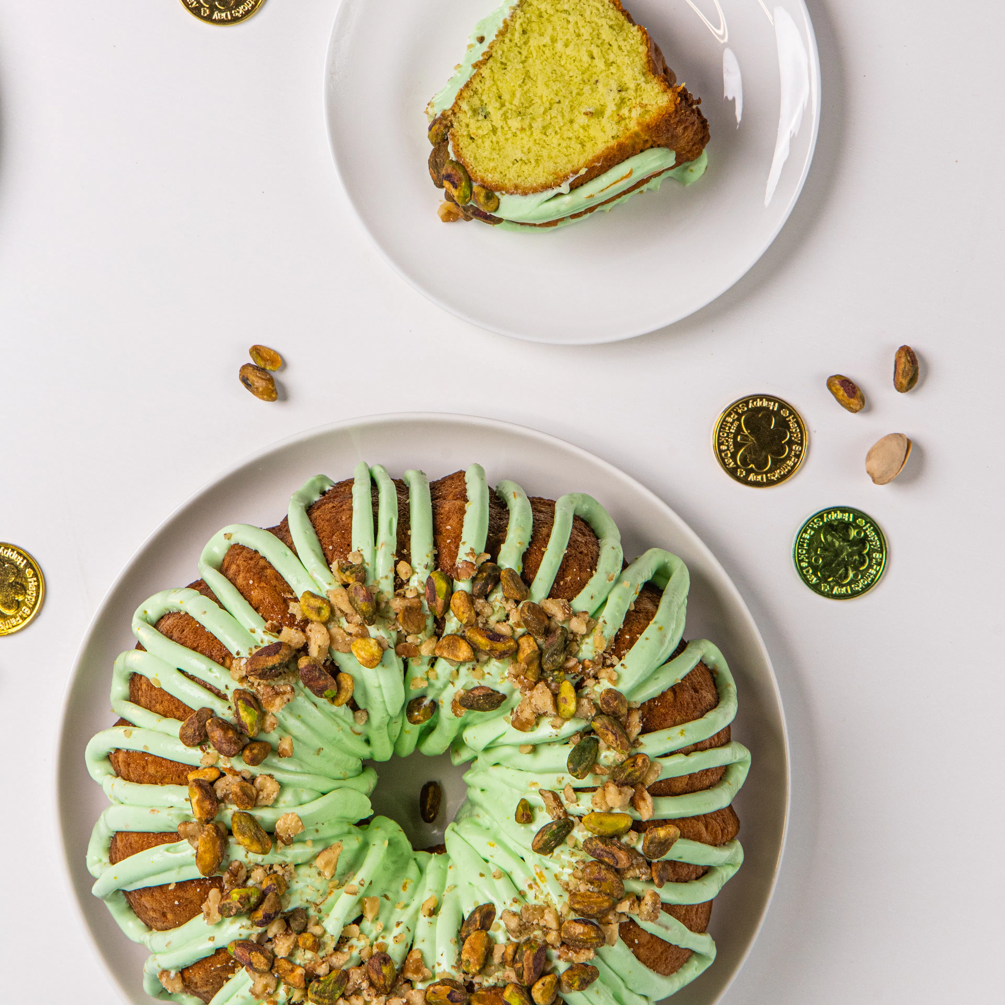 Pistachio Bundt Cake by Mo's Bundt Cakes