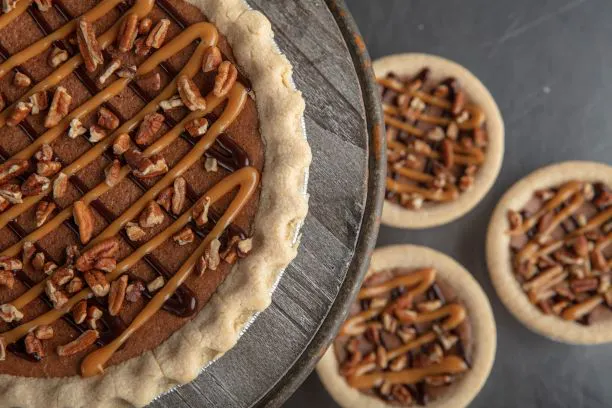 Carmel Turtle Pie by Buttermilk Sky Pie