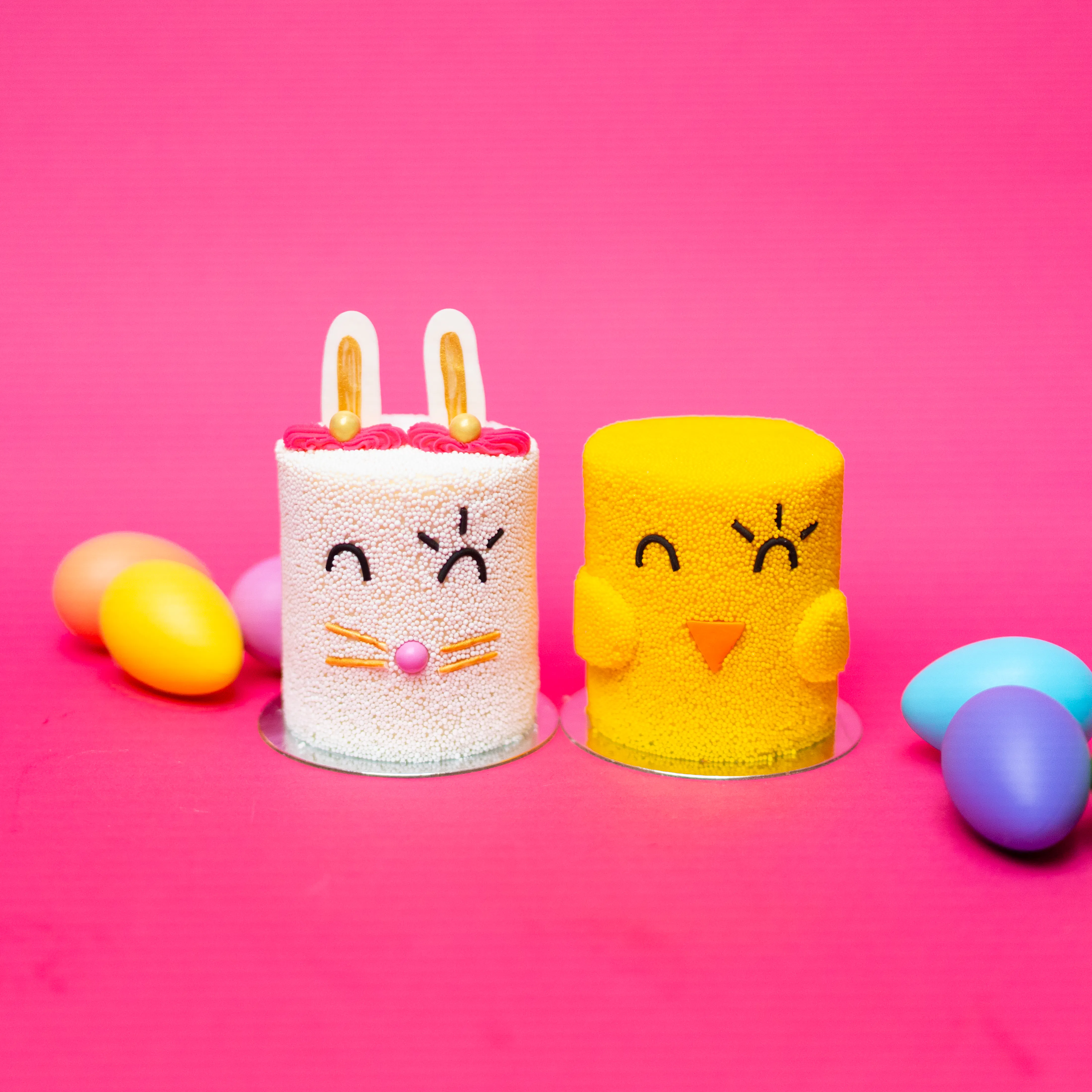 Mini Easter Bunny Explosion® Cakes - 2 Pack by Flour Shop - Alternate image 1