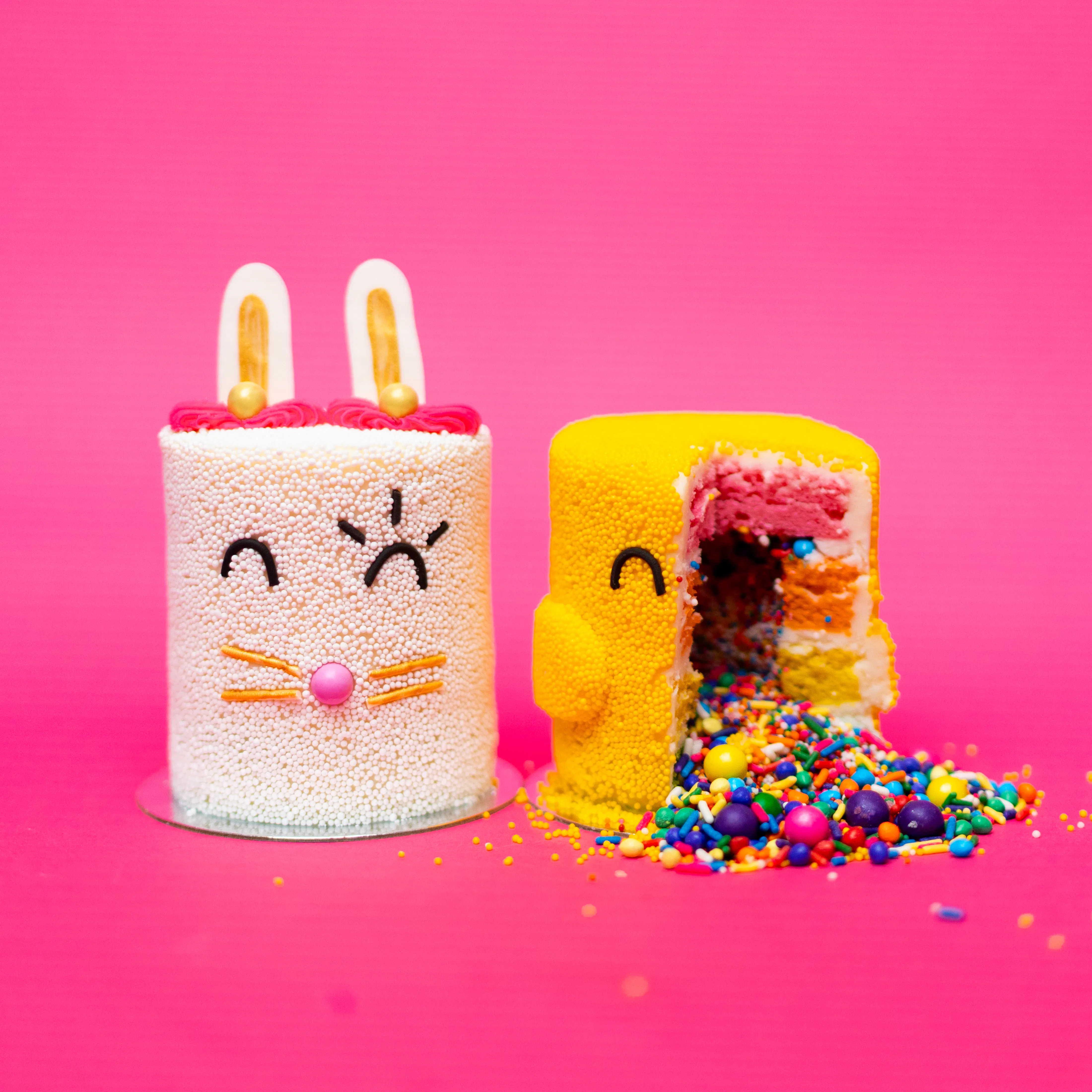 Mini Easter Bunny Explosion® Cakes - 2 Pack by Flour Shop - Alternate image 3