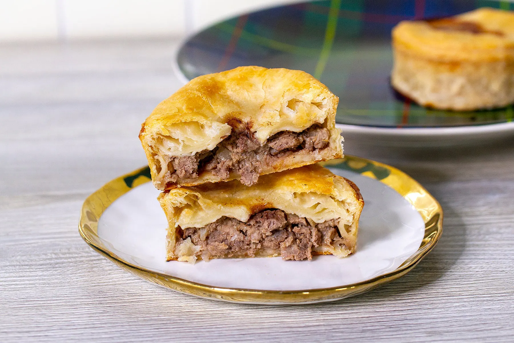 Steak & Onion Pies - 4 Pack by Ackroyd's Scottish Bakery