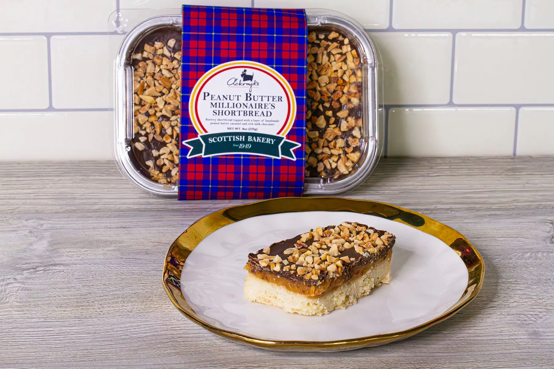Peanut Butter Millionaire Shortbread Tray by Ackroyd's Scottish Bakery - Alternate image 3