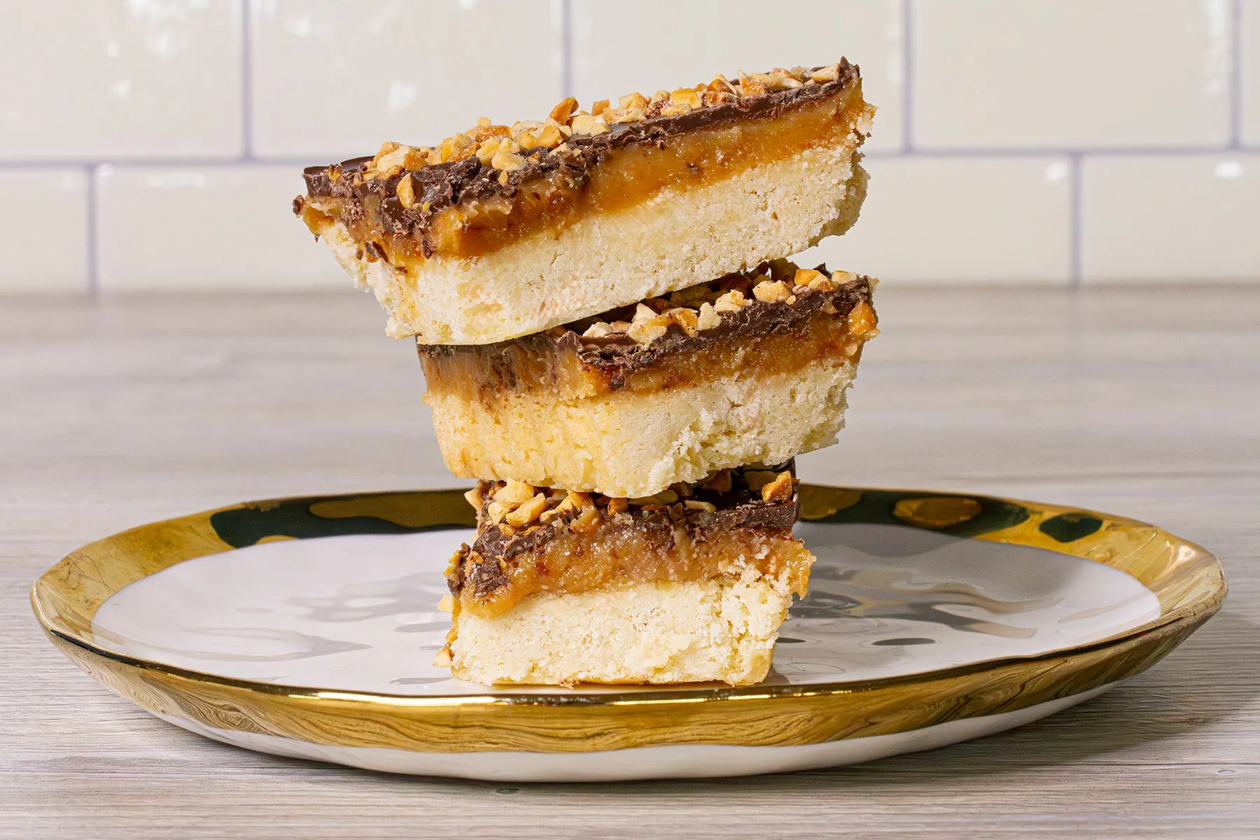 Peanut Butter Millionaire Shortbread Tray by Ackroyd's Scottish Bakery - Alternate image 2