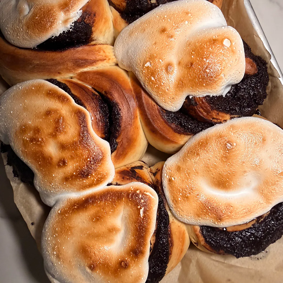 Zakarian Sisters' Spiced Hot Chocolate Cinnamon Rolls by Chef Geoffrey Zakarian