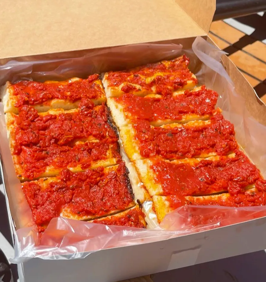 Rhode Island Pizza Strips by D. Palmieri's Bakery