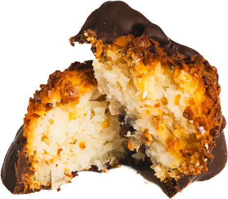 Milk Chocolate Dipped Coconut Macaroons - 1 Dozen by Rowe's Macaroons