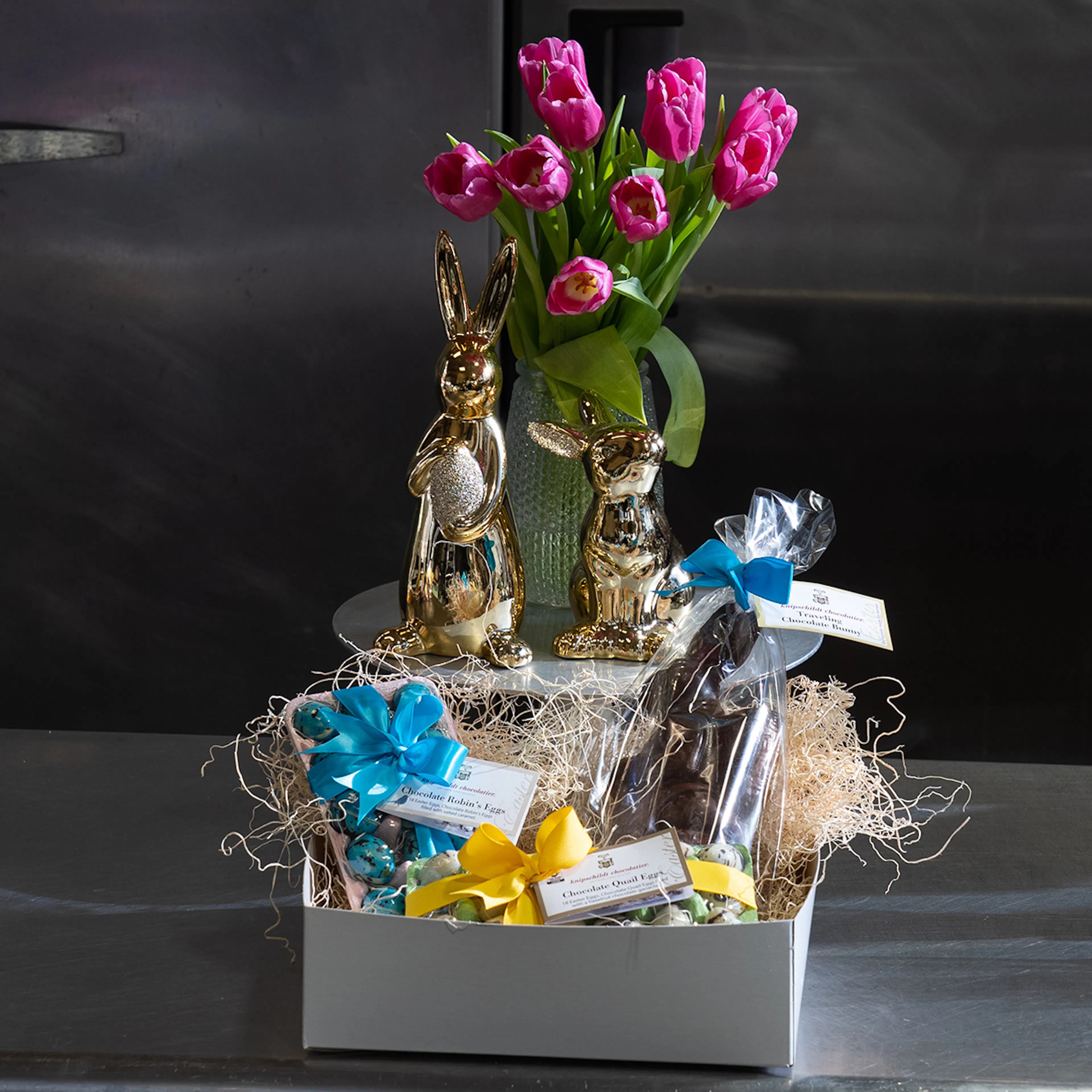 "Bunny's Bounty" Chocolate Gift Set - 37 Piece by Knipschildt Chocolatier