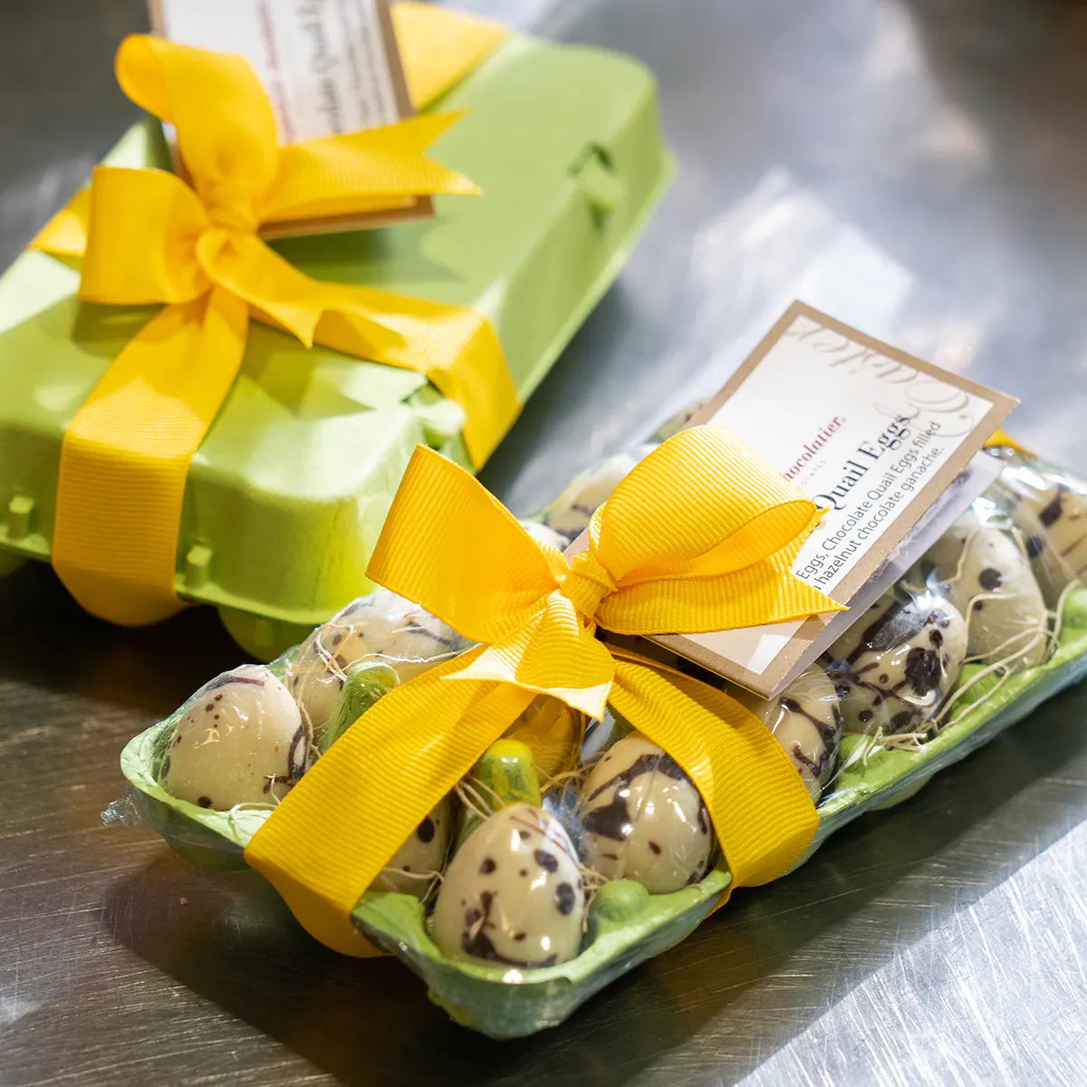 Chocolate Quail Eggs - 18 Piece by Knipschildt Chocolatier