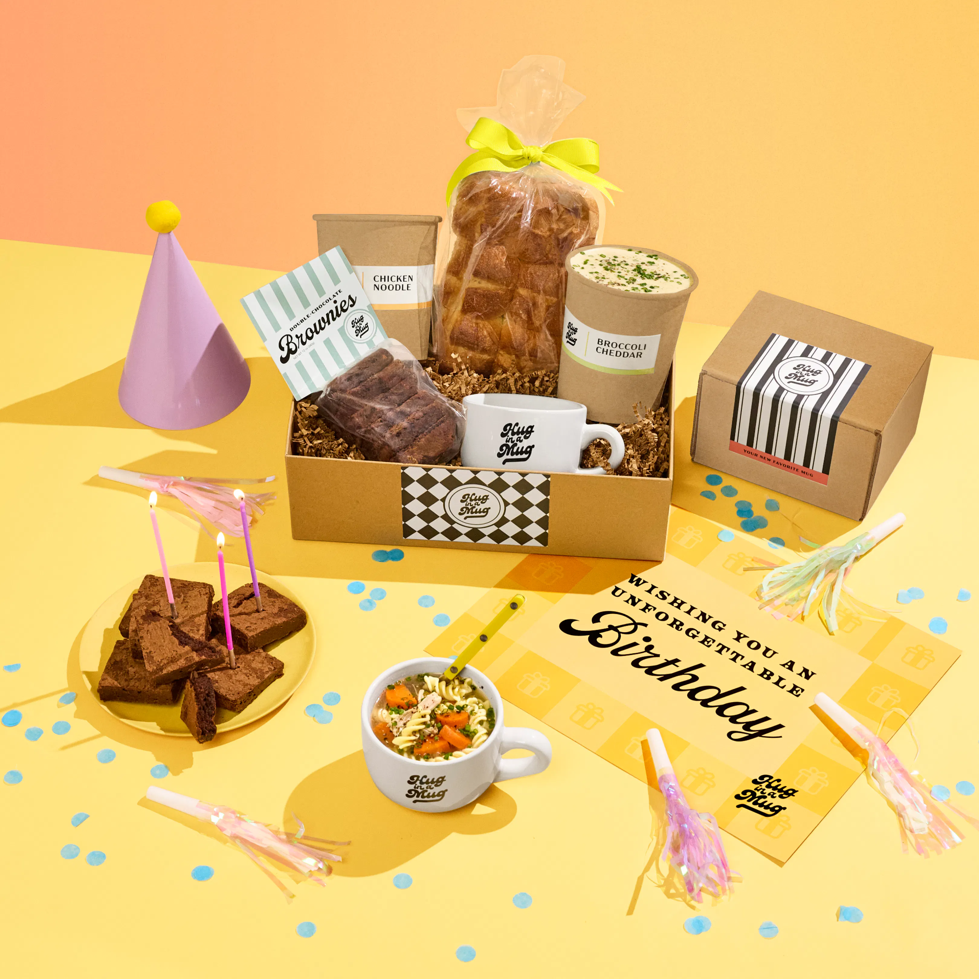 "Happy Birthday" Soup Care Package by Hug in a Mug