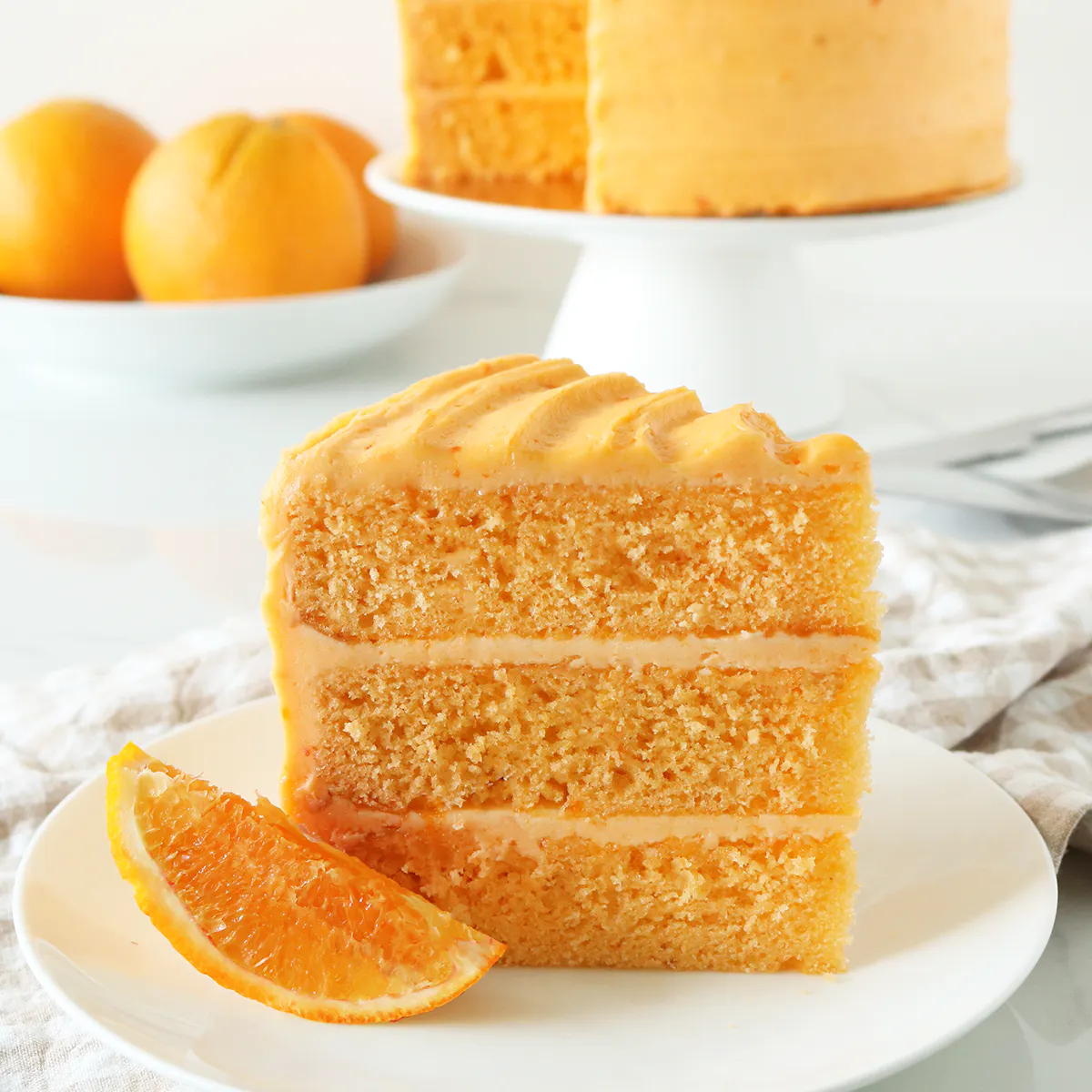 Orange Creamsicle Layer Cake by Savannah's Candy Kitchen