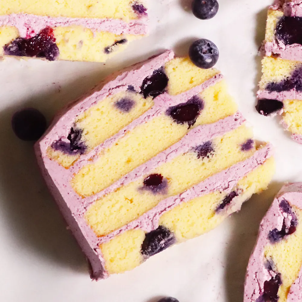 Lemon Blueberry Cake by Caroline's Cakes - Alternate image 1