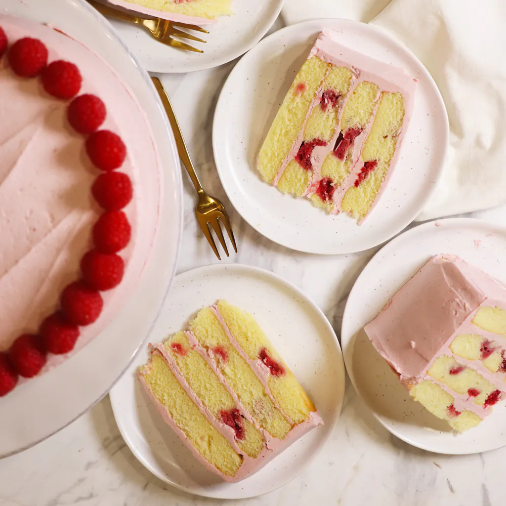 Lemon Raspberry Delight Cake by Caroline's Cakes - Alternate image 2