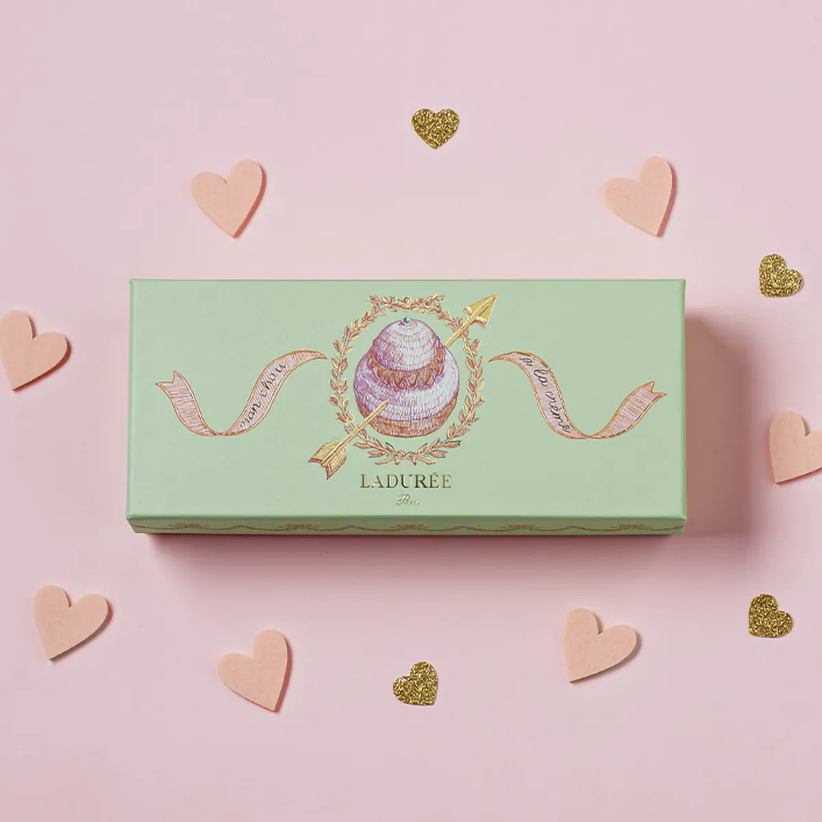 Ladurée Limited Edition Mon Chou - Box of 12 Macarons by Ladurée Paris - Alternate image 1
