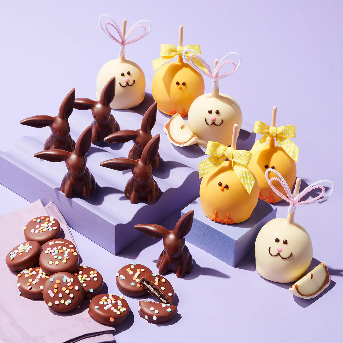 Easter Basket Stuffer Assortment by Mrs. Prindables Gourmet Caramel Apples