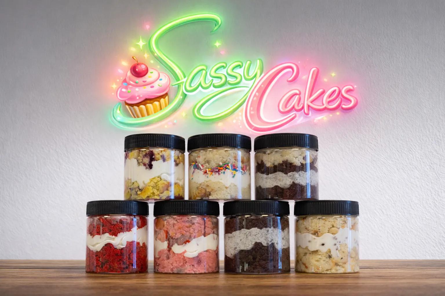Cake Jars - Choose Your Own 6 Pack by Sassy Cakes