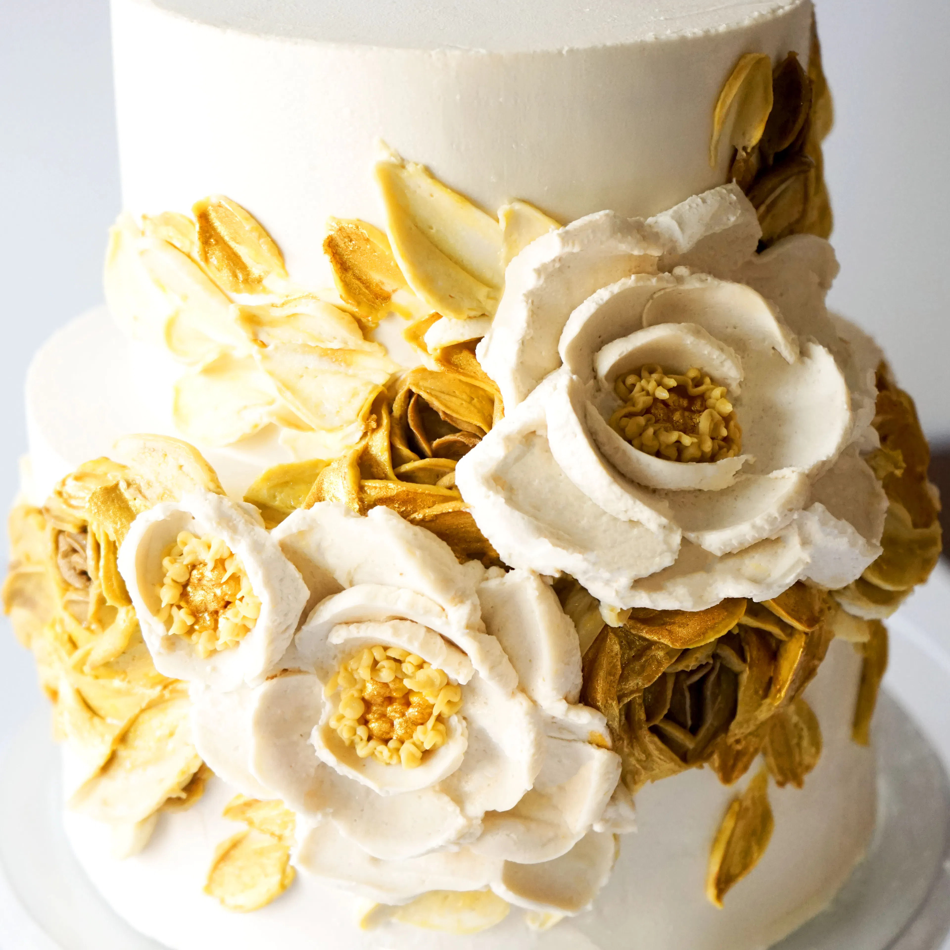 "Cordelia" Floral Decorated 2-Tier Cake by Miri Nadler Cakes - Alternate image 3