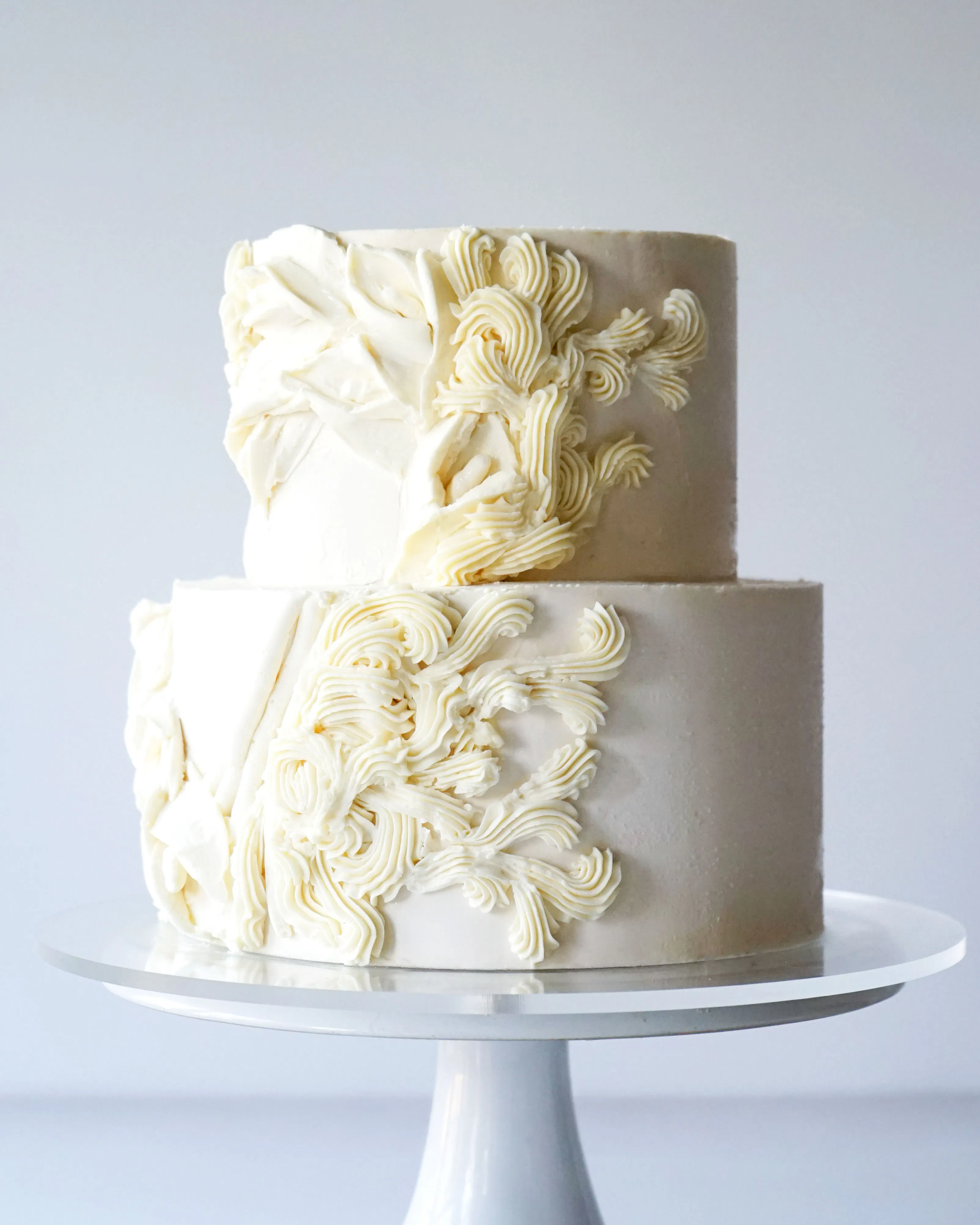 "Theodora" Floral Decorated 2-Tier Cake by Miri Nadler Cakes - Alternate image 1