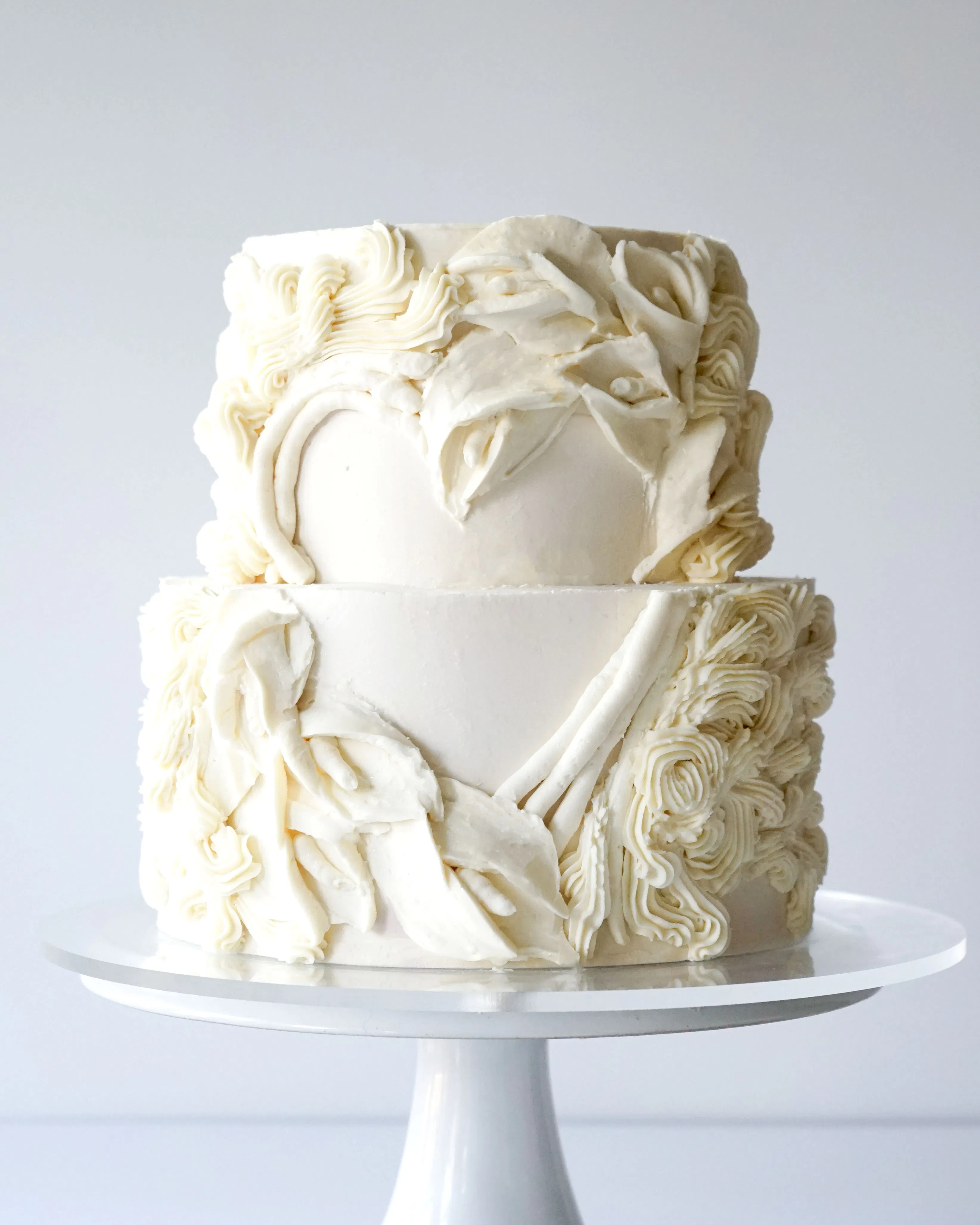 "Theodora" Floral Decorated 2-Tier Cake by Miri Nadler Cakes