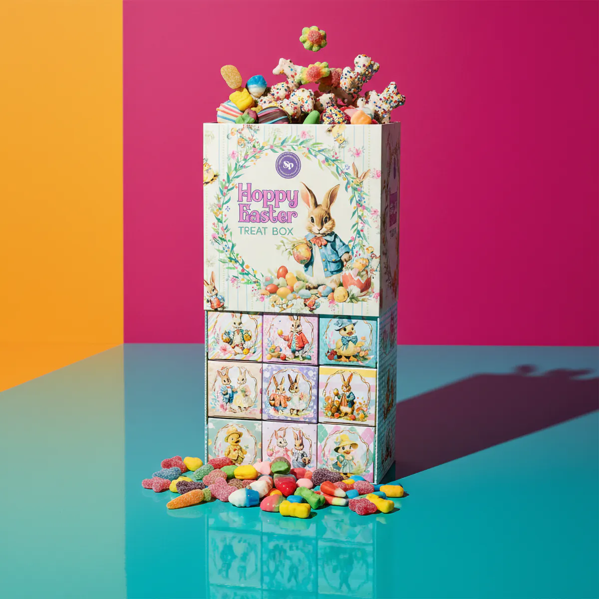 "Hoppy Easter" Chocolate & Treats Box by Sugar Plum - Alternate image 4