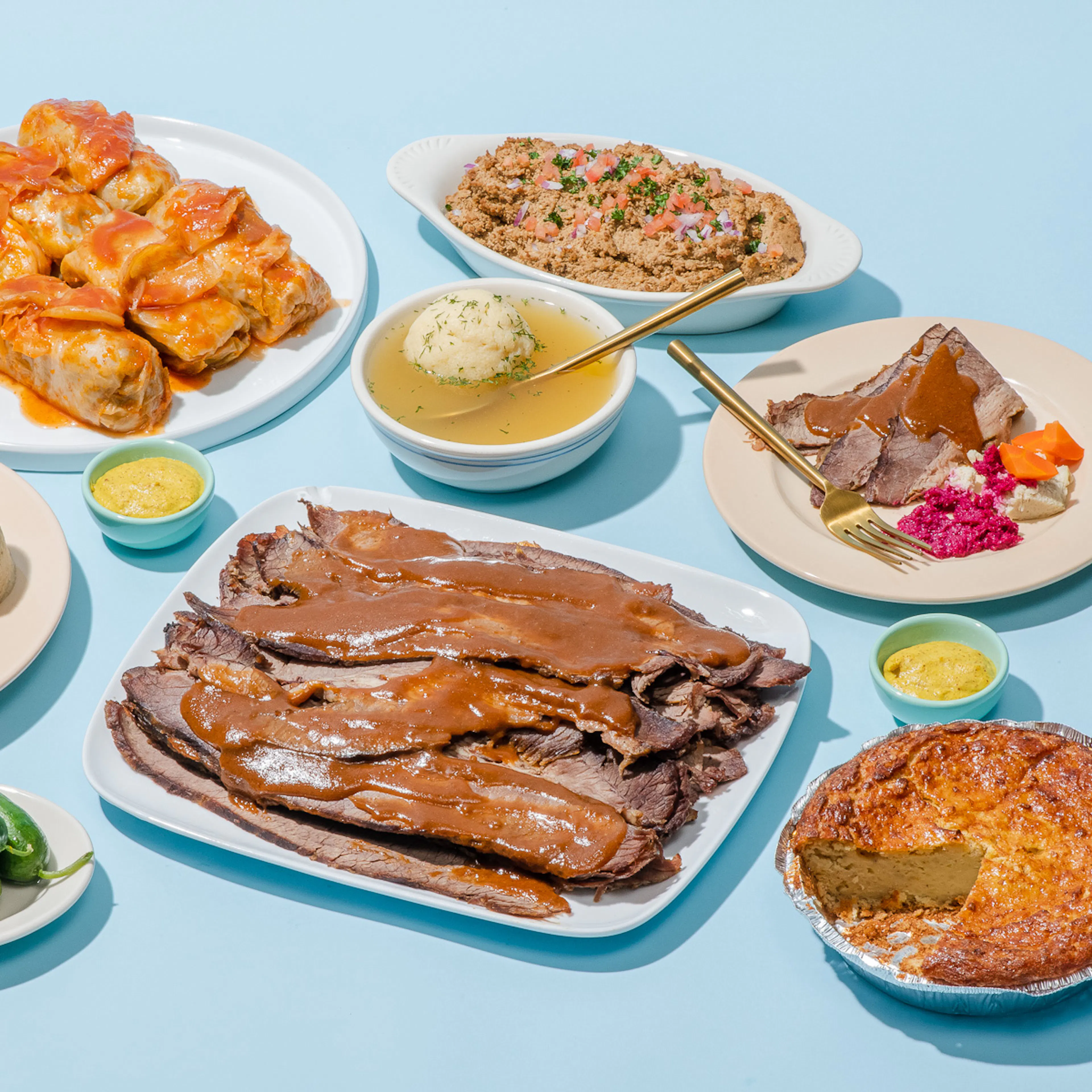 Passover Seder Dinner for 4 by Liebman's Kosher Deli