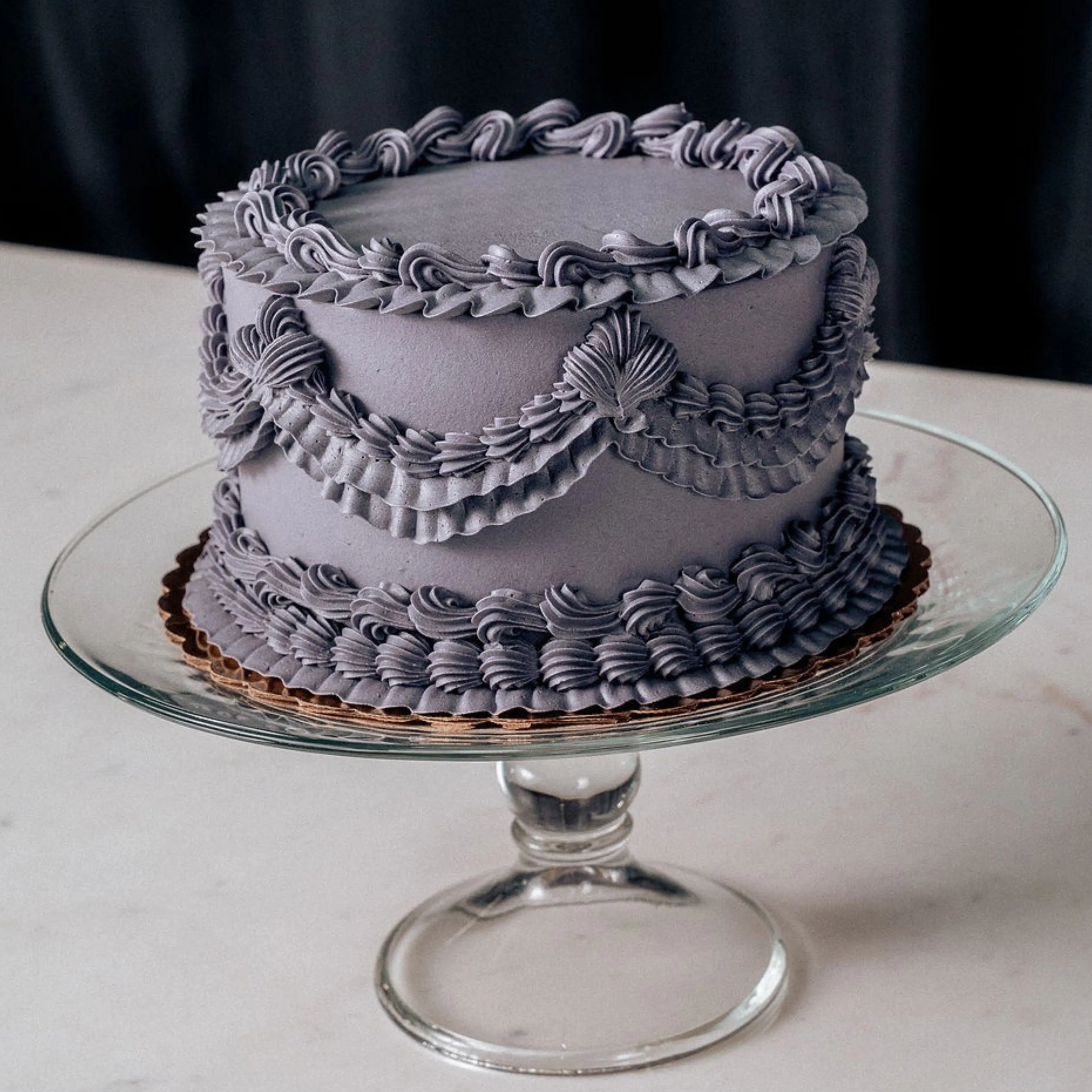 Victorian Noir Cake - 6" by The Goddess and Grocer - Alternate image 1