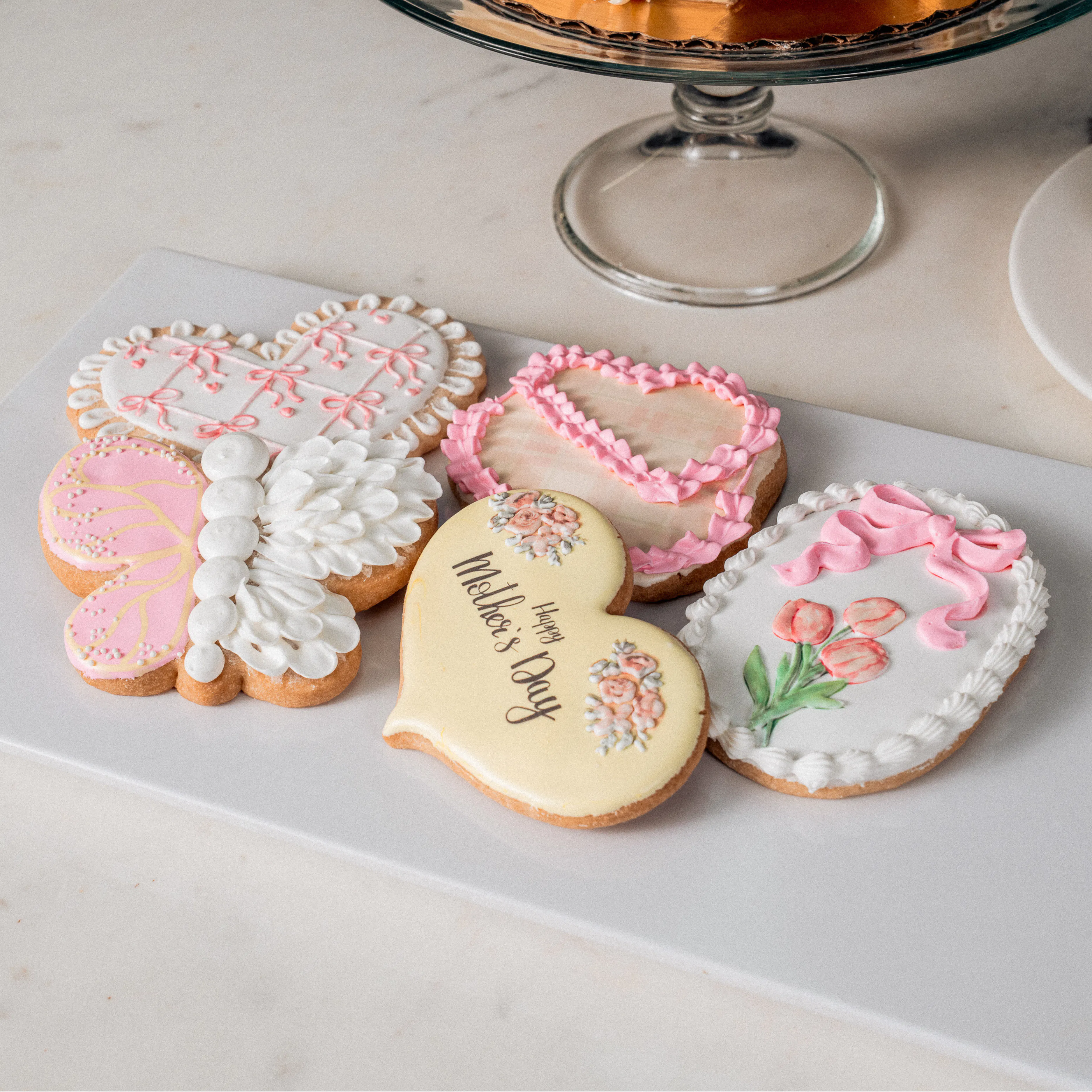 Mother's Day "Sweet Affection" Lemon Sponge Cake + Shortbread Cookie Bundle by The Goddess and Grocer - Alternate image 5