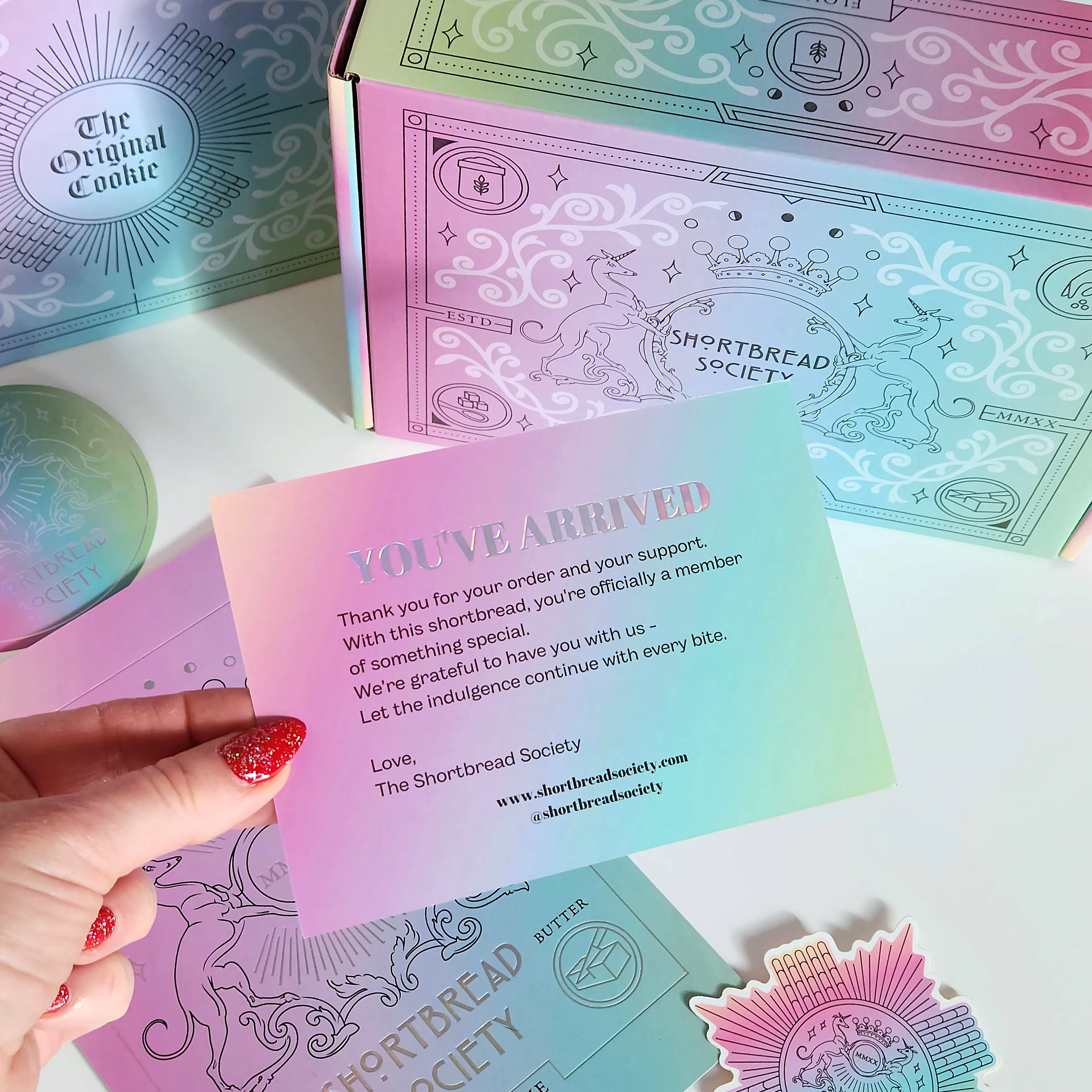 Mother's Day Queen's Rose Pistachio Shortbread Tray by Shortbread Society - Alternate image 4