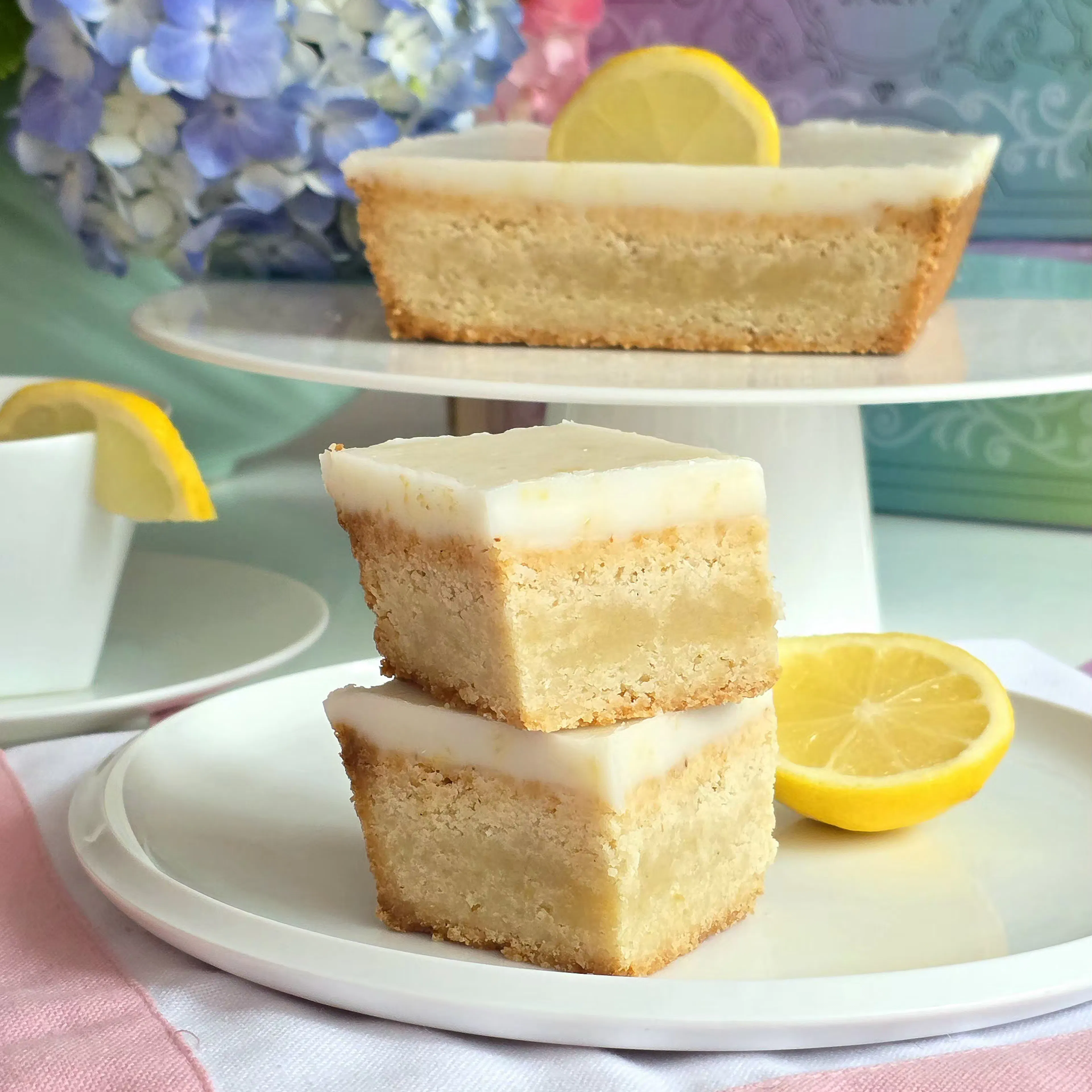 Mother's Day Lady Lemon Glacé Shortbread Tray by Shortbread Society