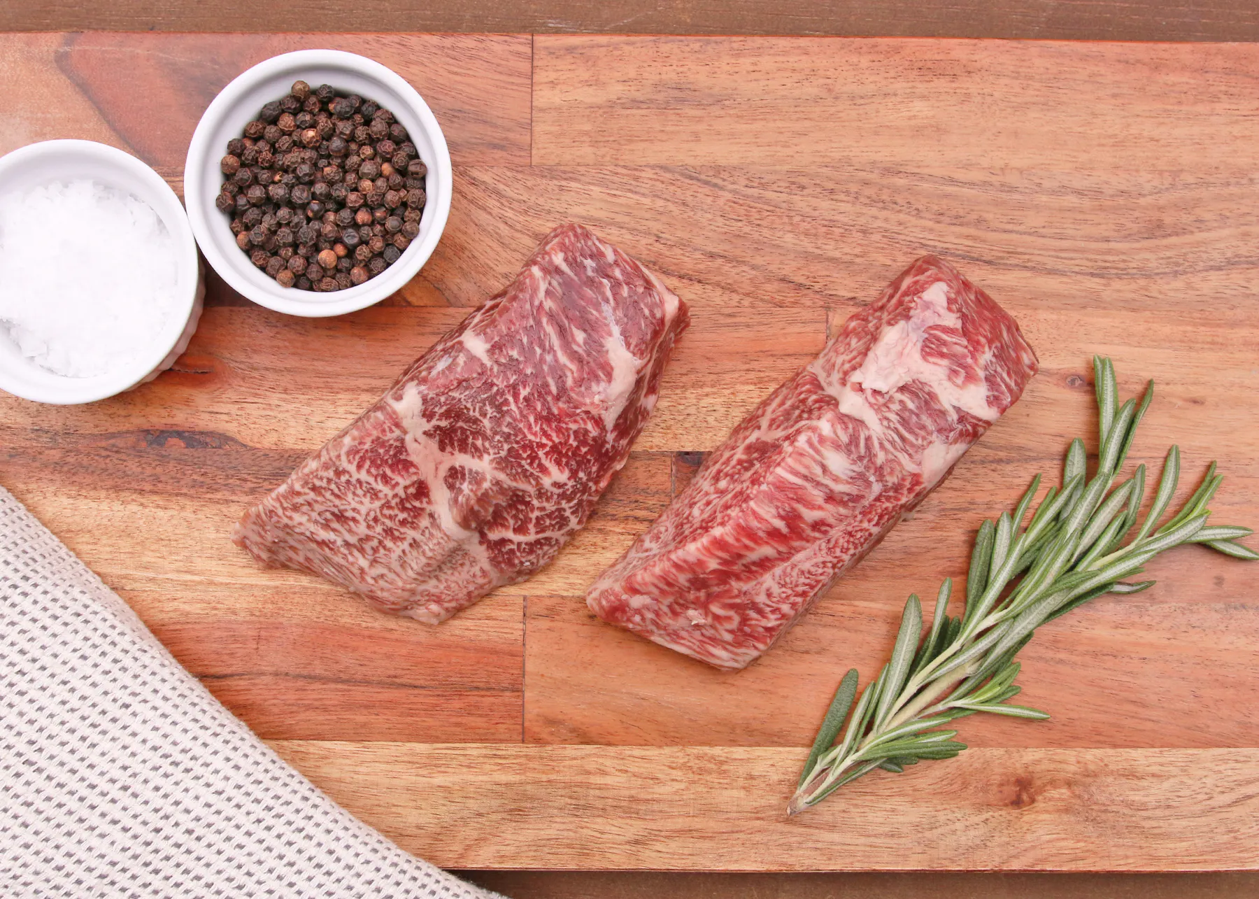 Bushugyu A5 Flat Iron Steaks - 2 Pack by Lone Mountain Wagyu - Alternate image 1