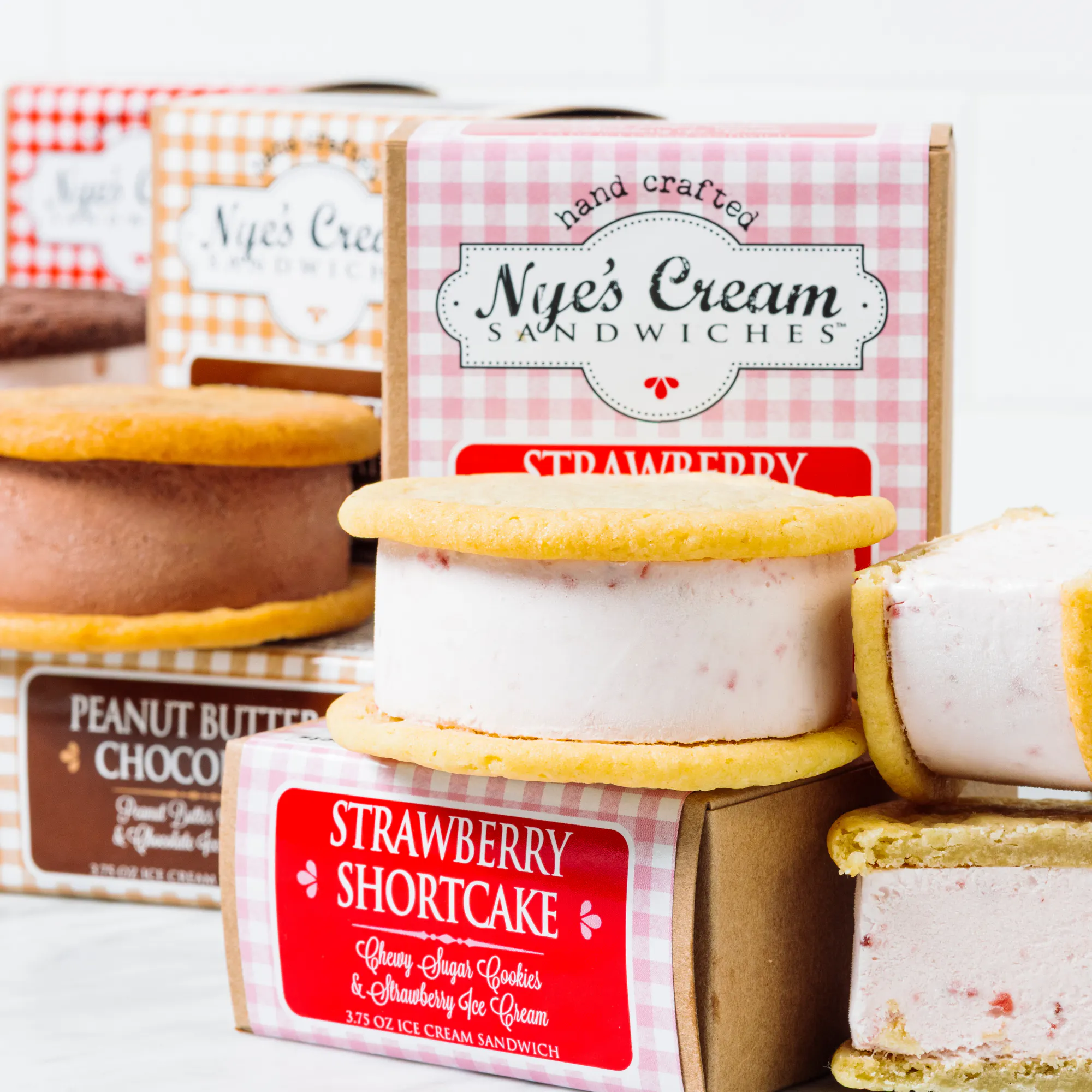 Classic Flavors Ice Cream Sandwich - 8 Pack by Nye's Cream Sandwiches - Alternate image 3