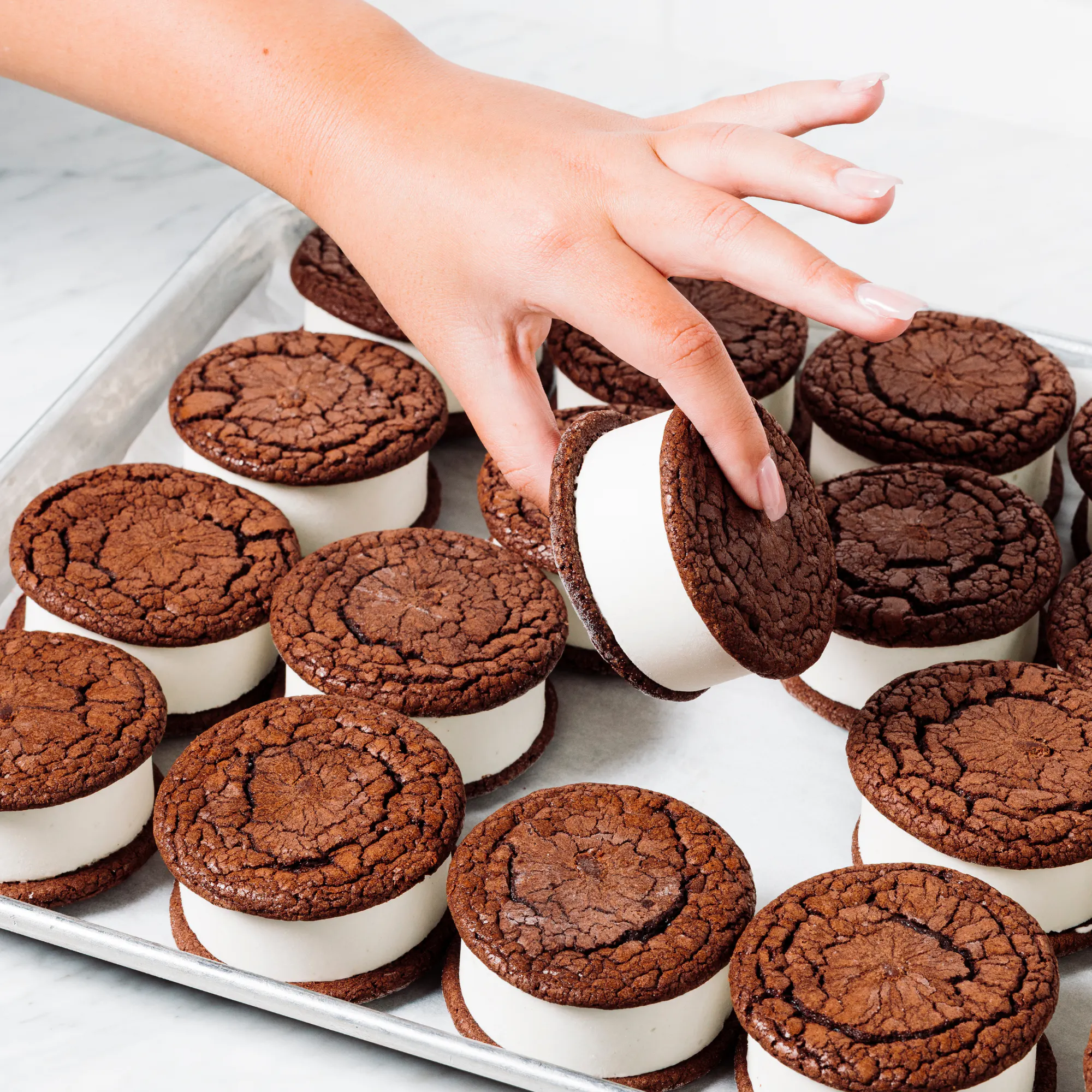 Choose Your Own Ice Cream Sandwich - 8 Pack by Nye's Cream Sandwiches - Alternate image 3