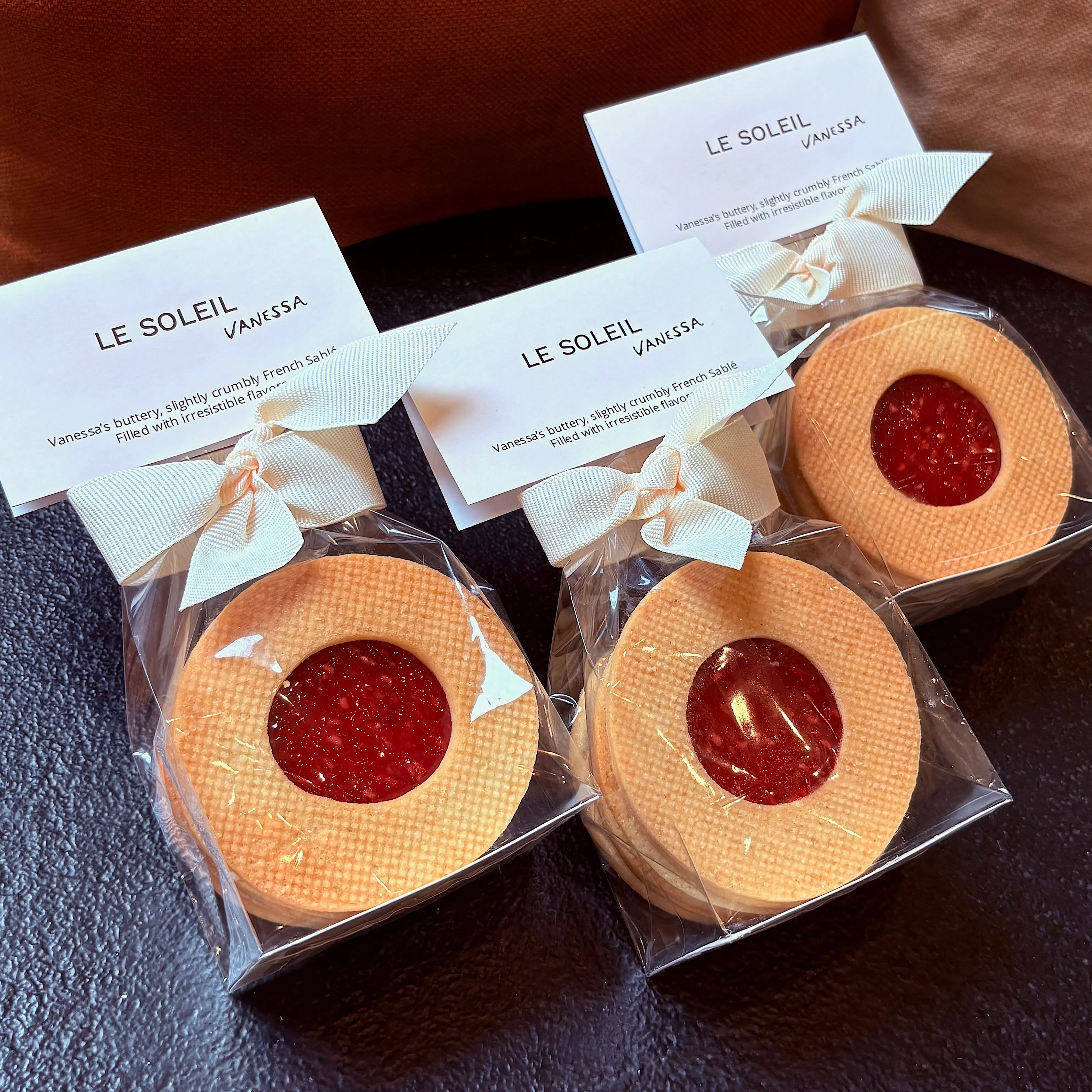 Le Soleil Cookie Gift Box of 6 by Patisserie Vanessa - Alternate image 1