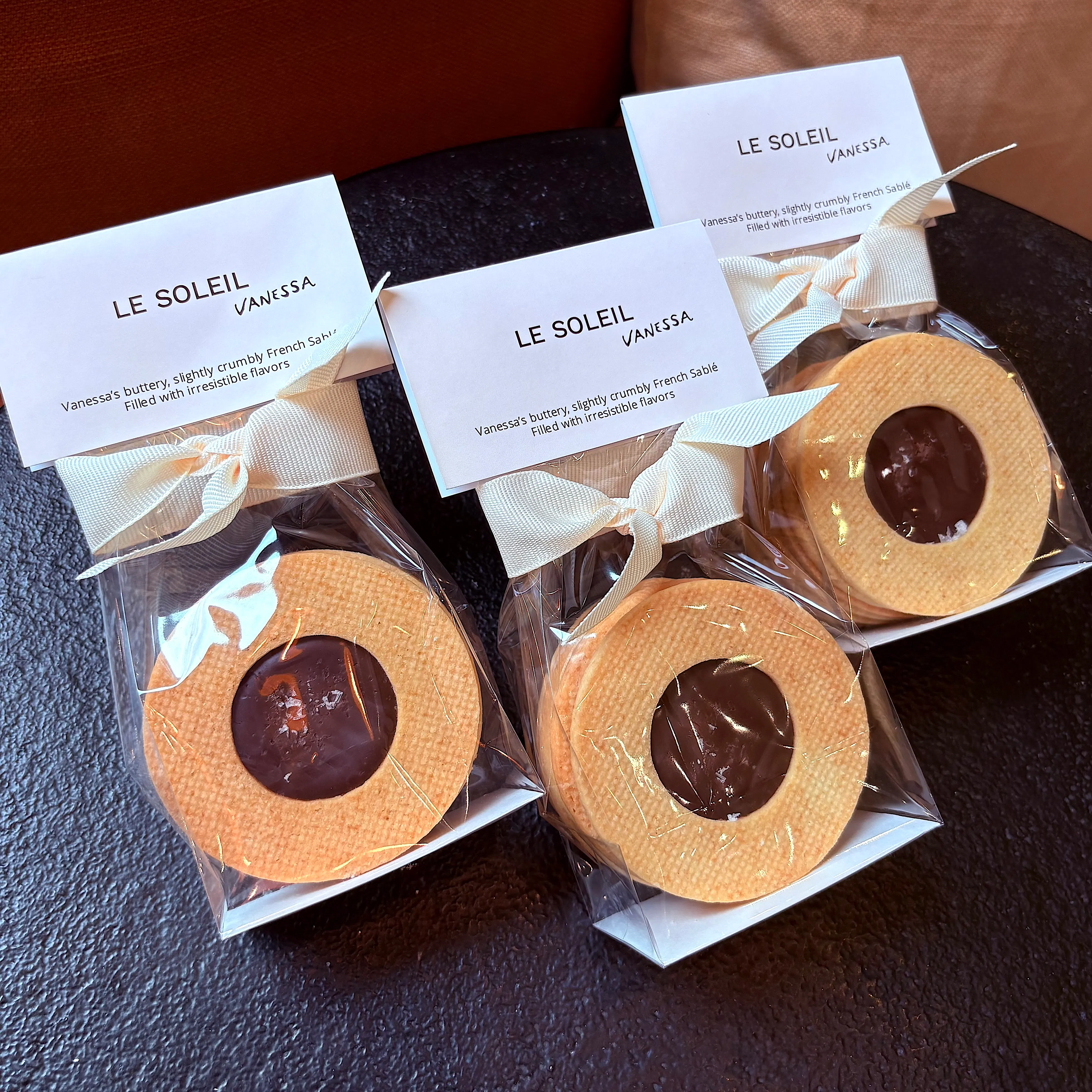 Le Soleil Cookie Gift Box of 6 by Patisserie Vanessa - Alternate image 2