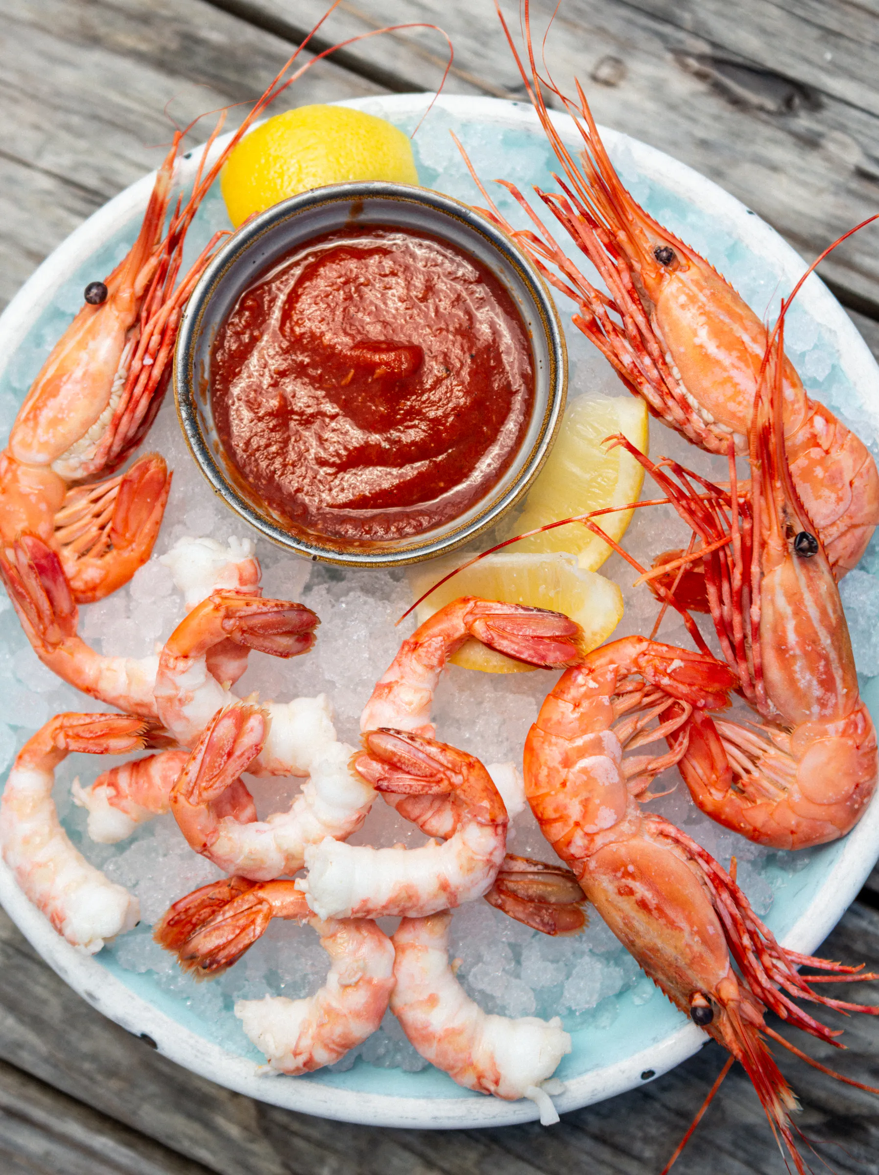 Wild Spot Prawn Tails by Hog Island Oyster Co.